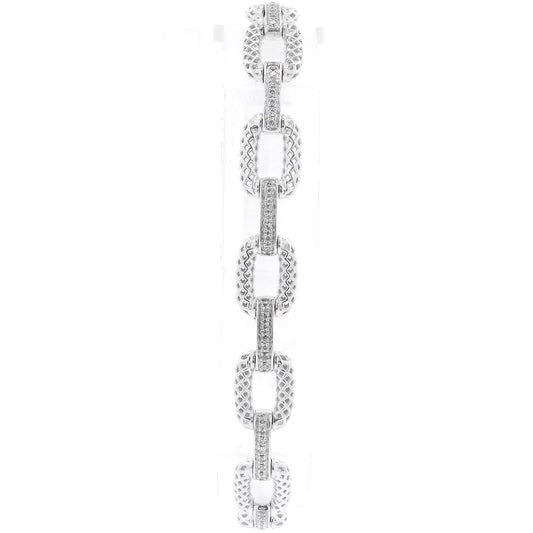 Silver Diamond Bracelet