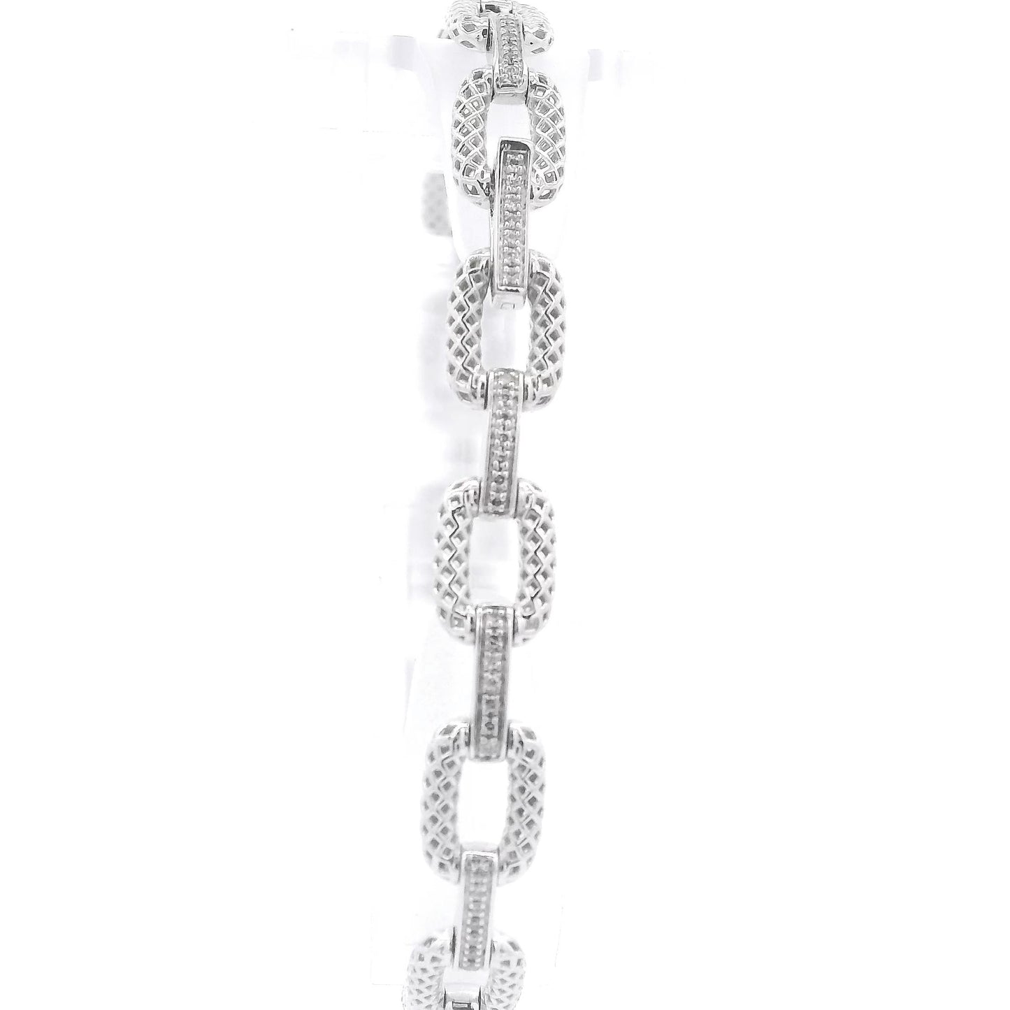 Silver Diamond Bracelet