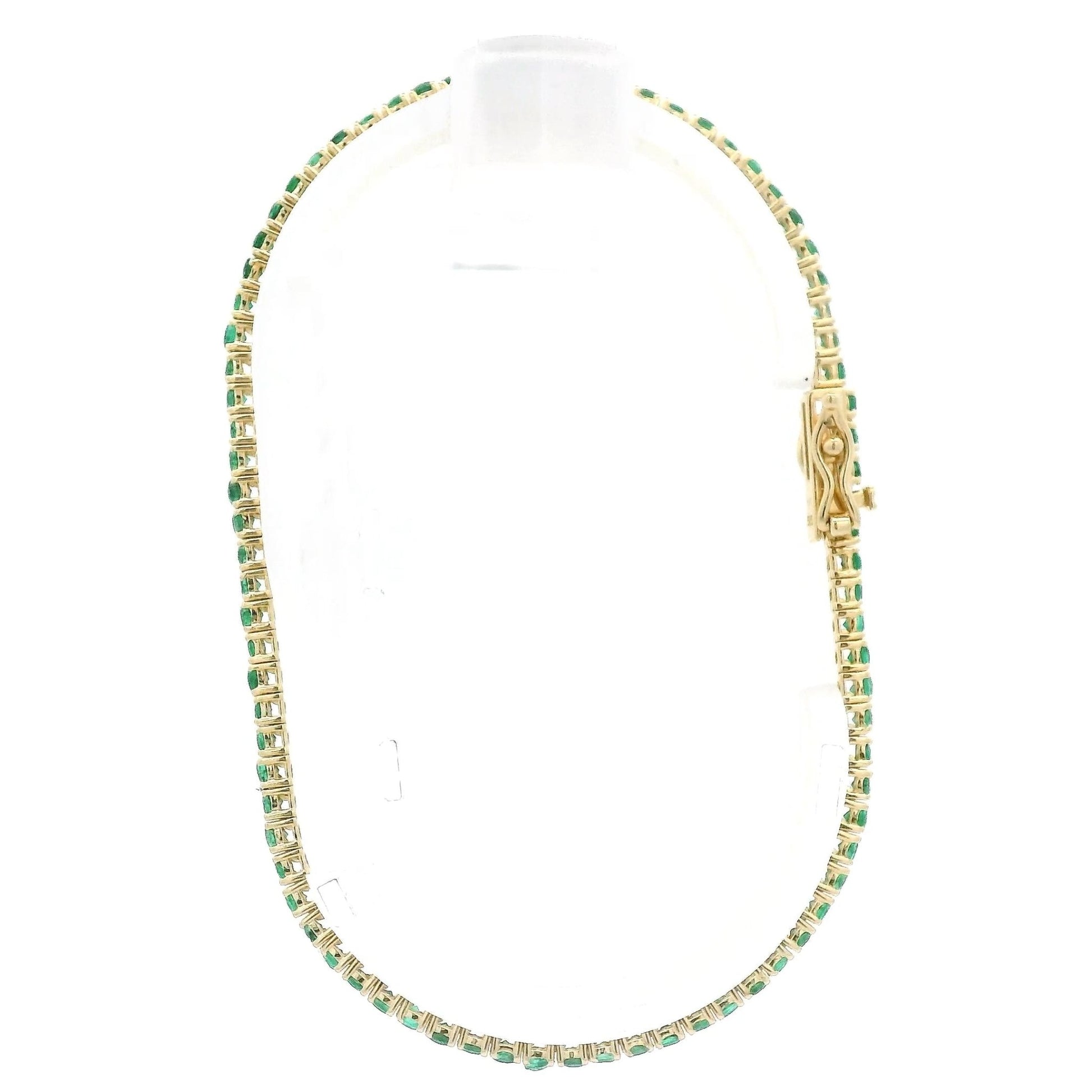 2.59ctw Emerald Tennis Bracelet - Forever Rox