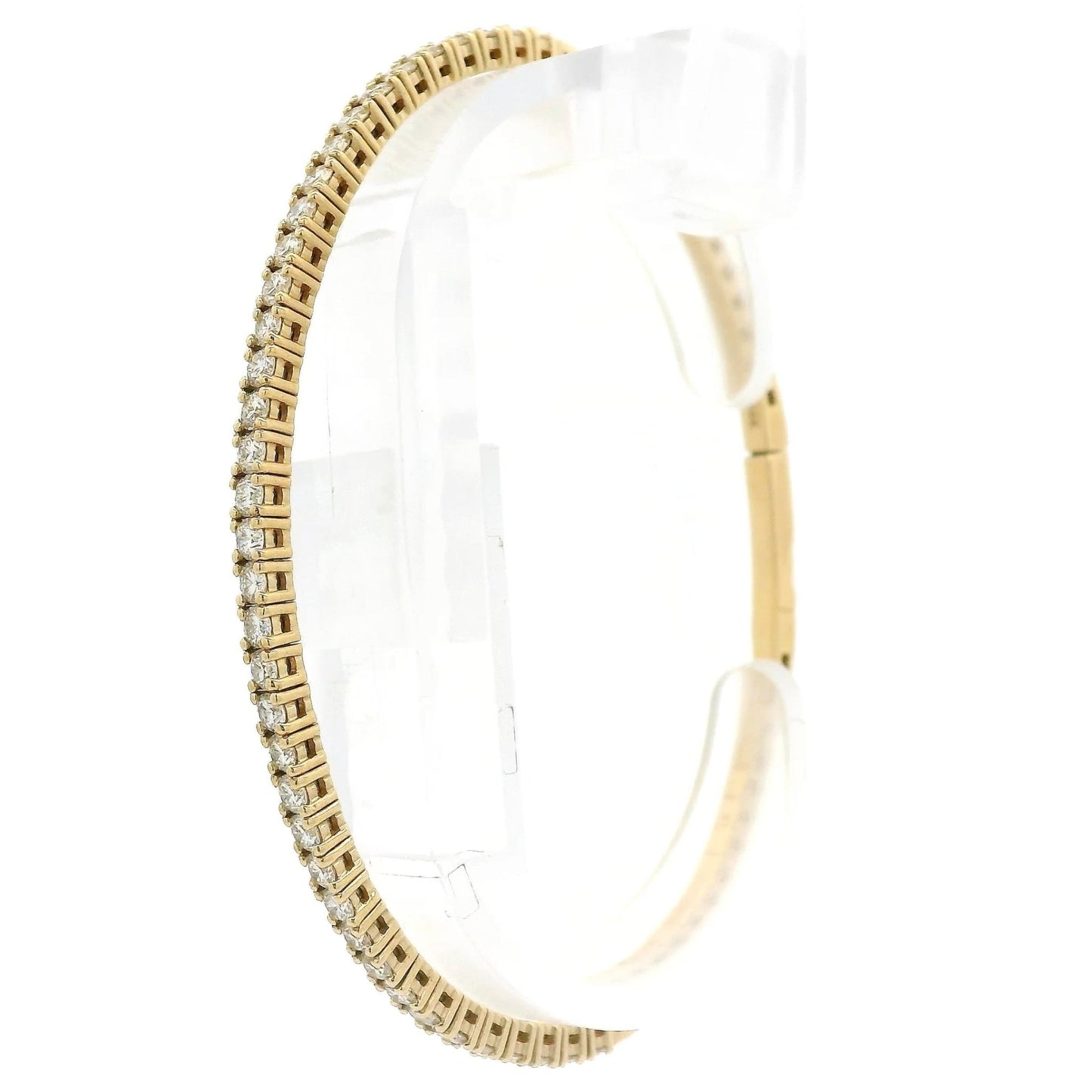 3/4 Around Diamond Flex Bangle - Forever Rox