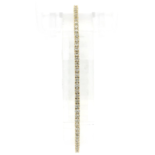 3/4 Around Diamond Flex Bangle - Forever Rox