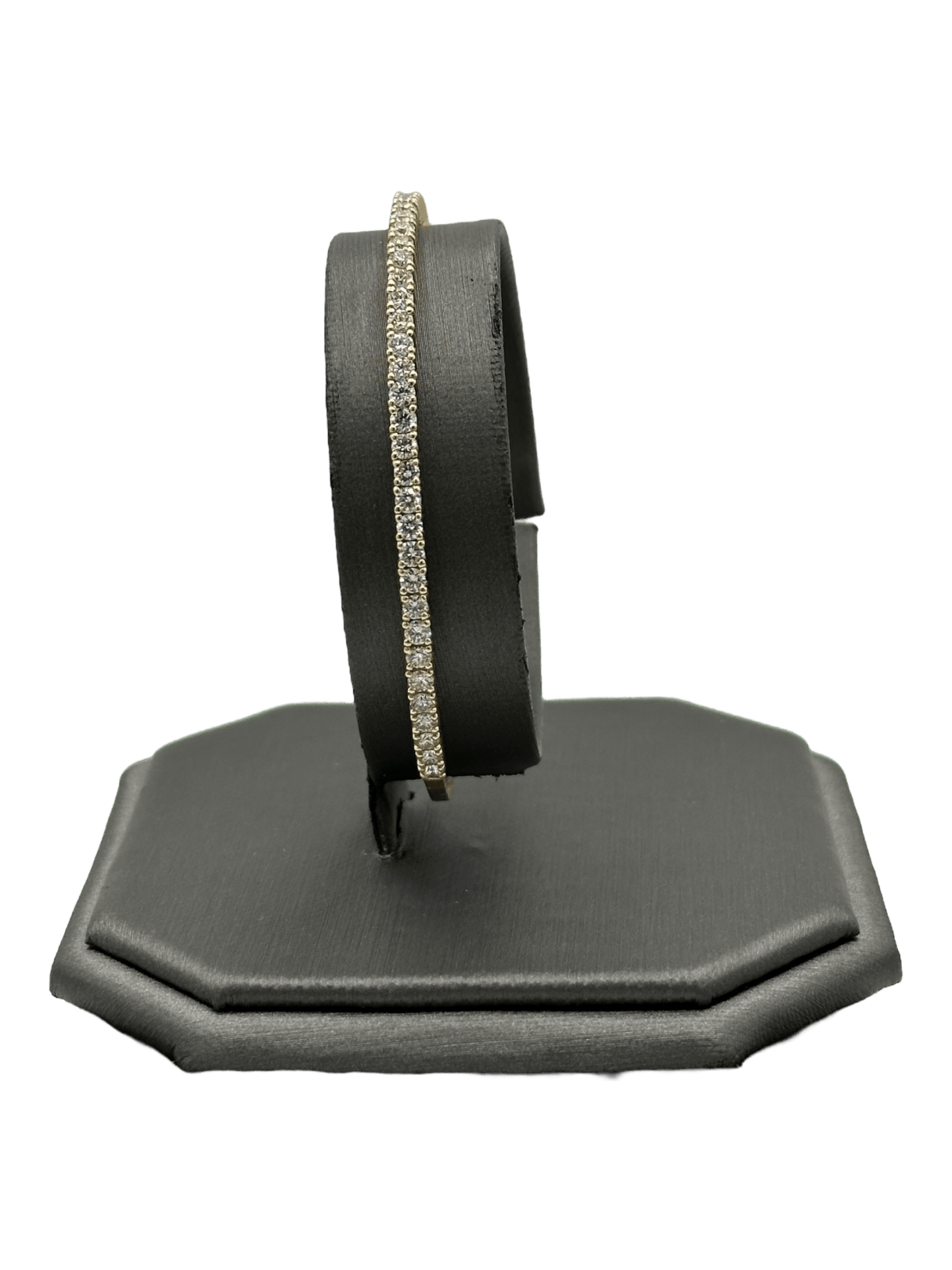 3/4 Around Diamond Flex Bangle - Forever Rox