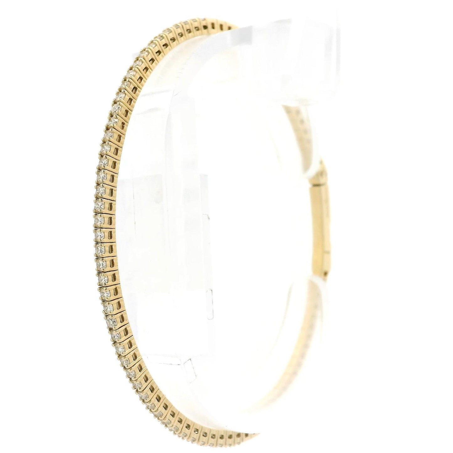 3/4 Around Diamond Flex Bangle - Forever Rox