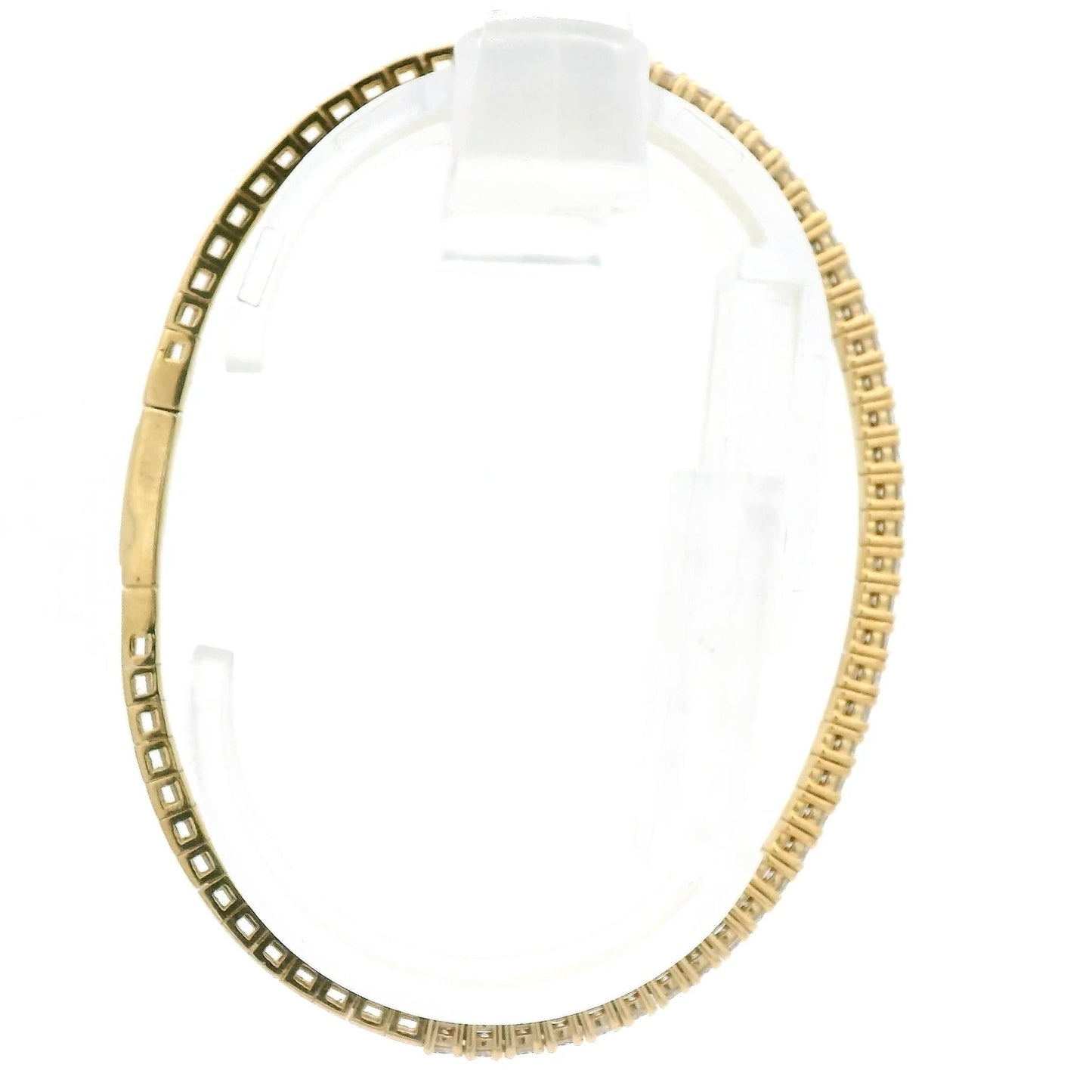 3/4 Around Diamond Flex Bangle - Forever Rox