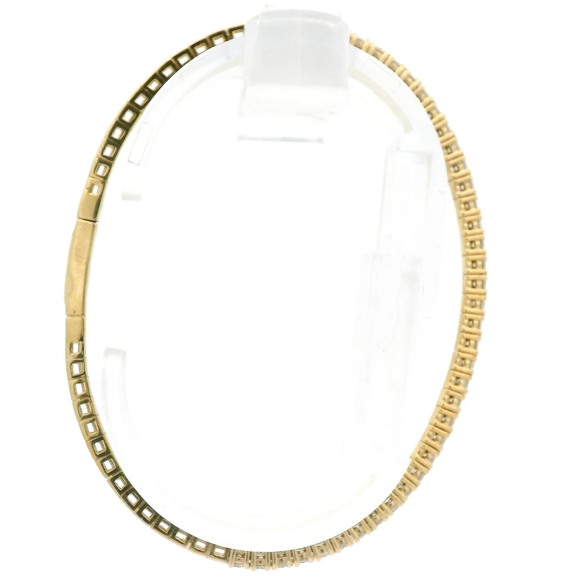 3/4 Around Diamond Flex Bangle - Forever Rox