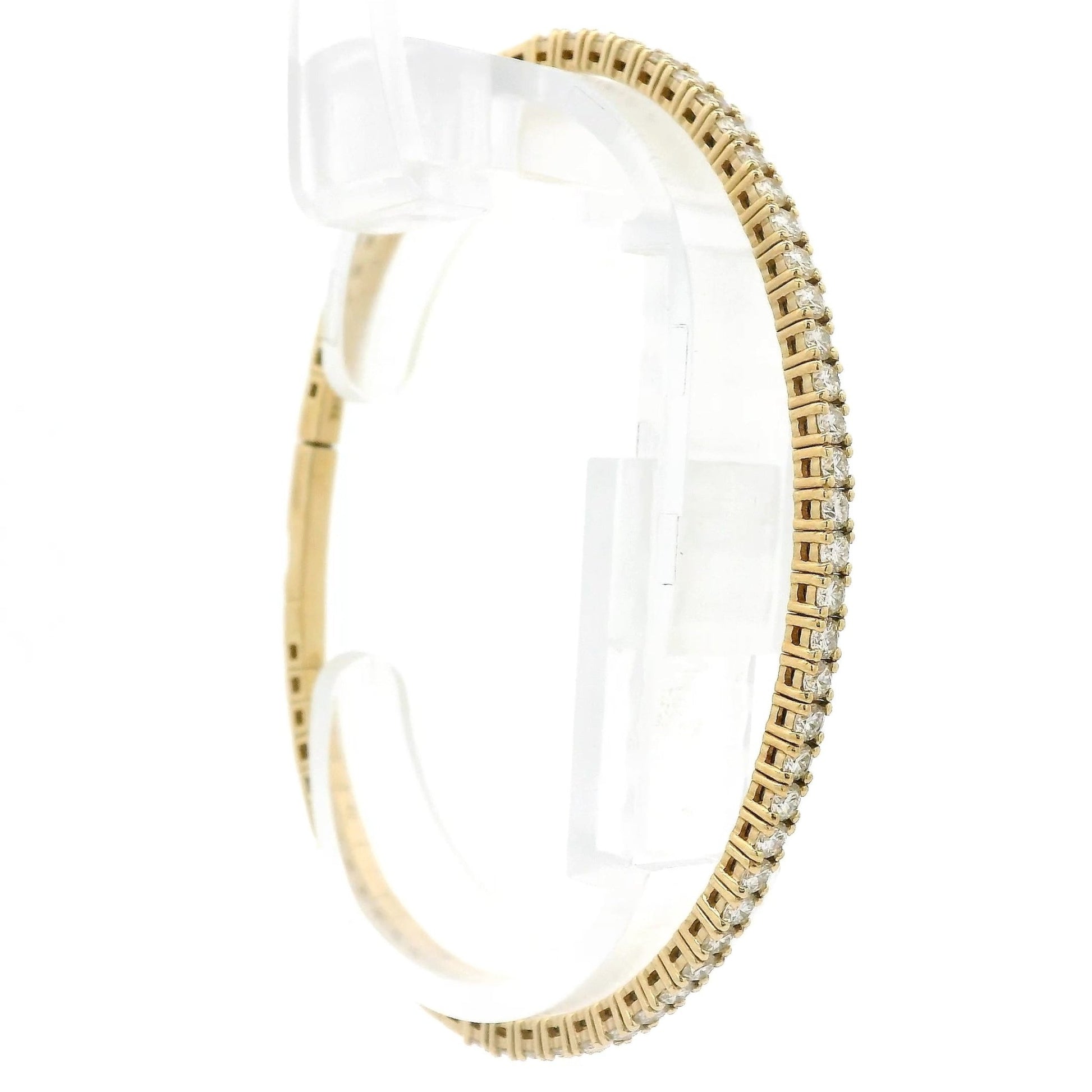 3/4 Around Diamond Flex Bangle - Forever Rox