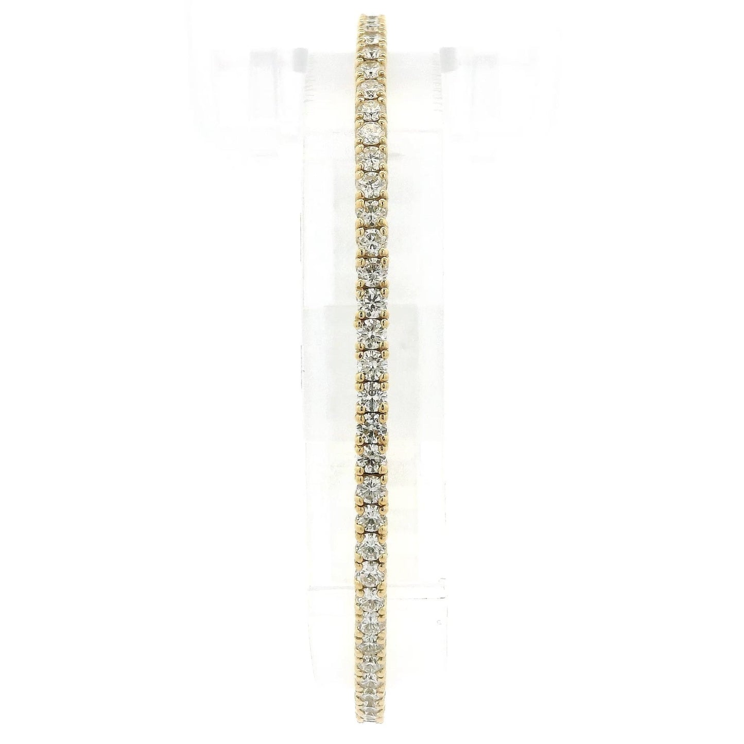 3/4 Around Diamond Flex Bangle - Forever Rox