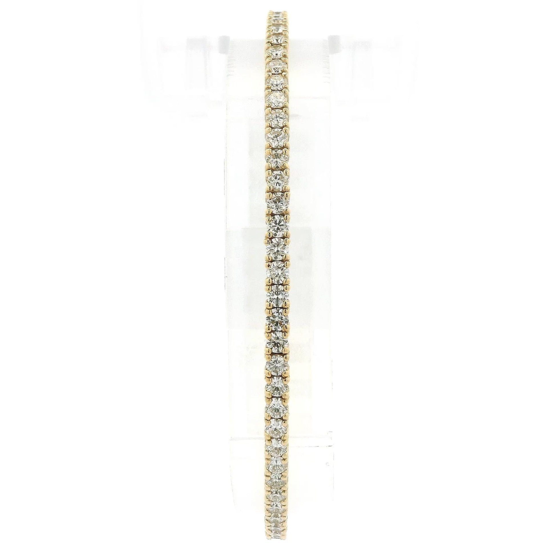 3/4 Around Diamond Flex Bangle - Forever Rox