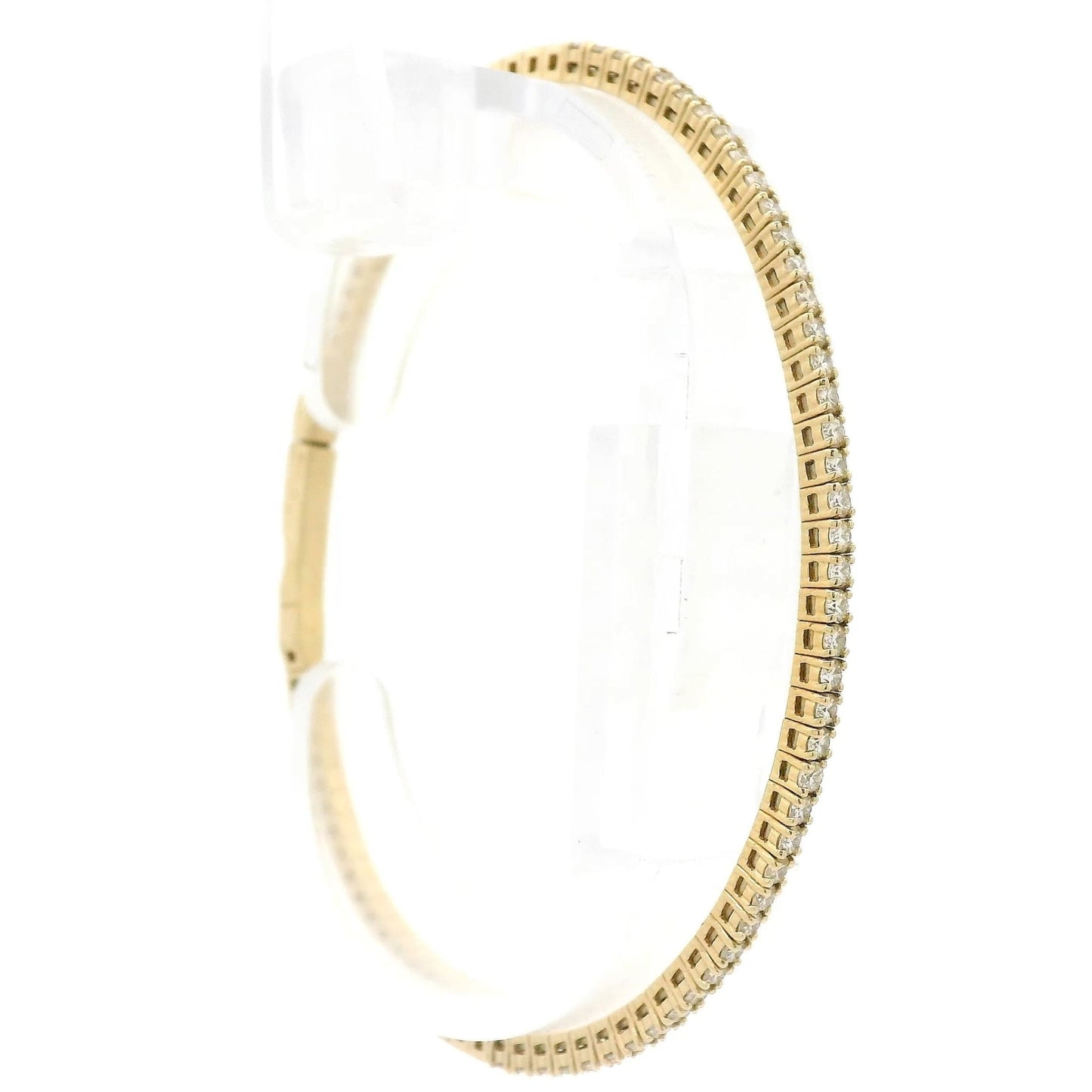 3/4 Around Diamond Flex Bangle - Forever Rox