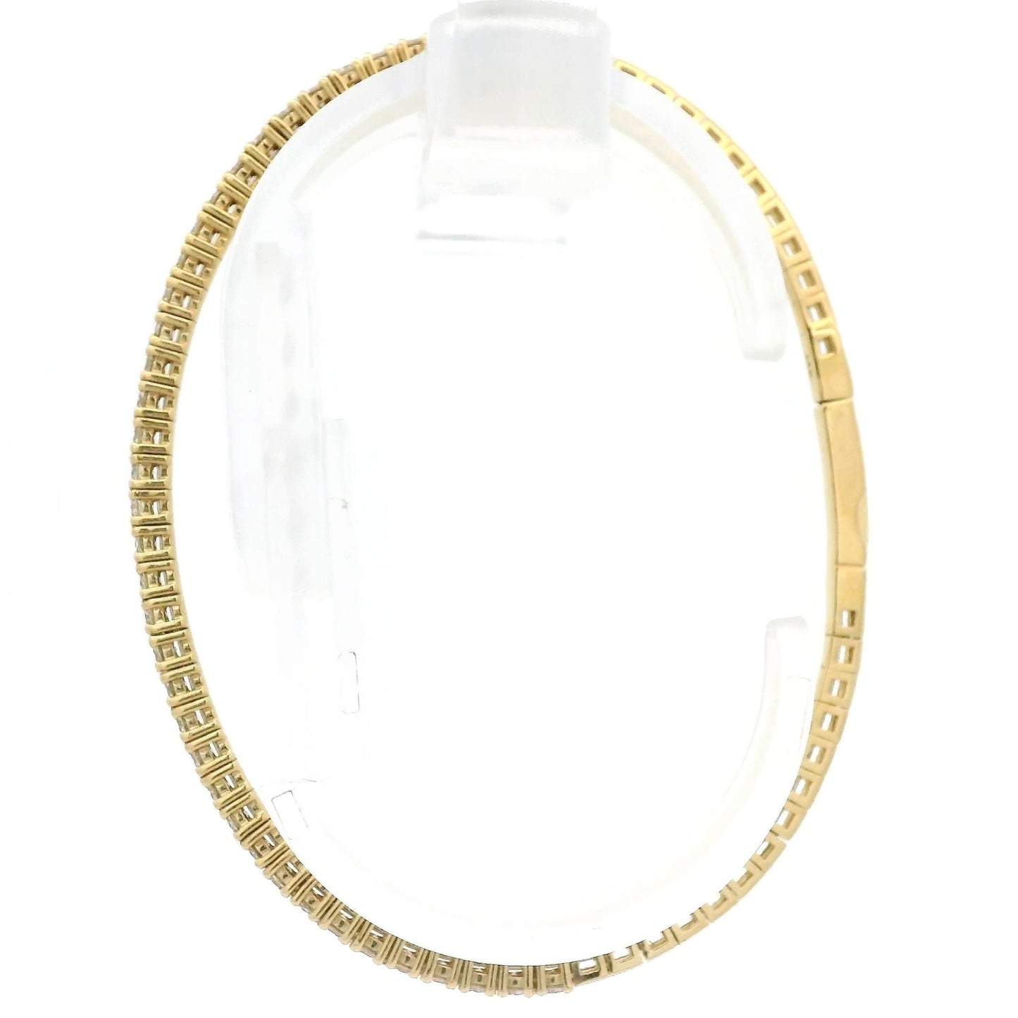 3/4 Around Diamond Flex Bangle - Forever Rox