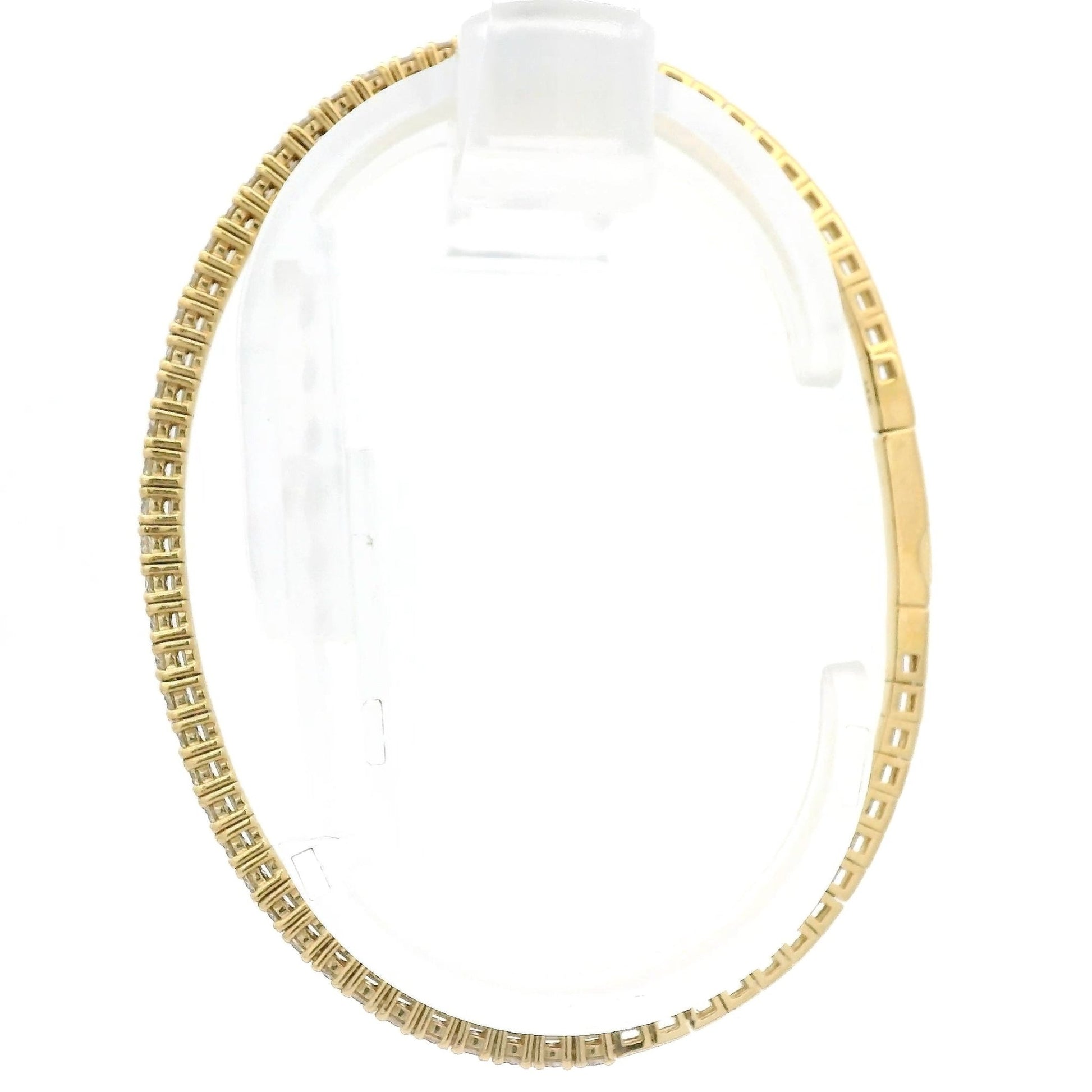 3/4 Around Diamond Flex Bangle - Forever Rox