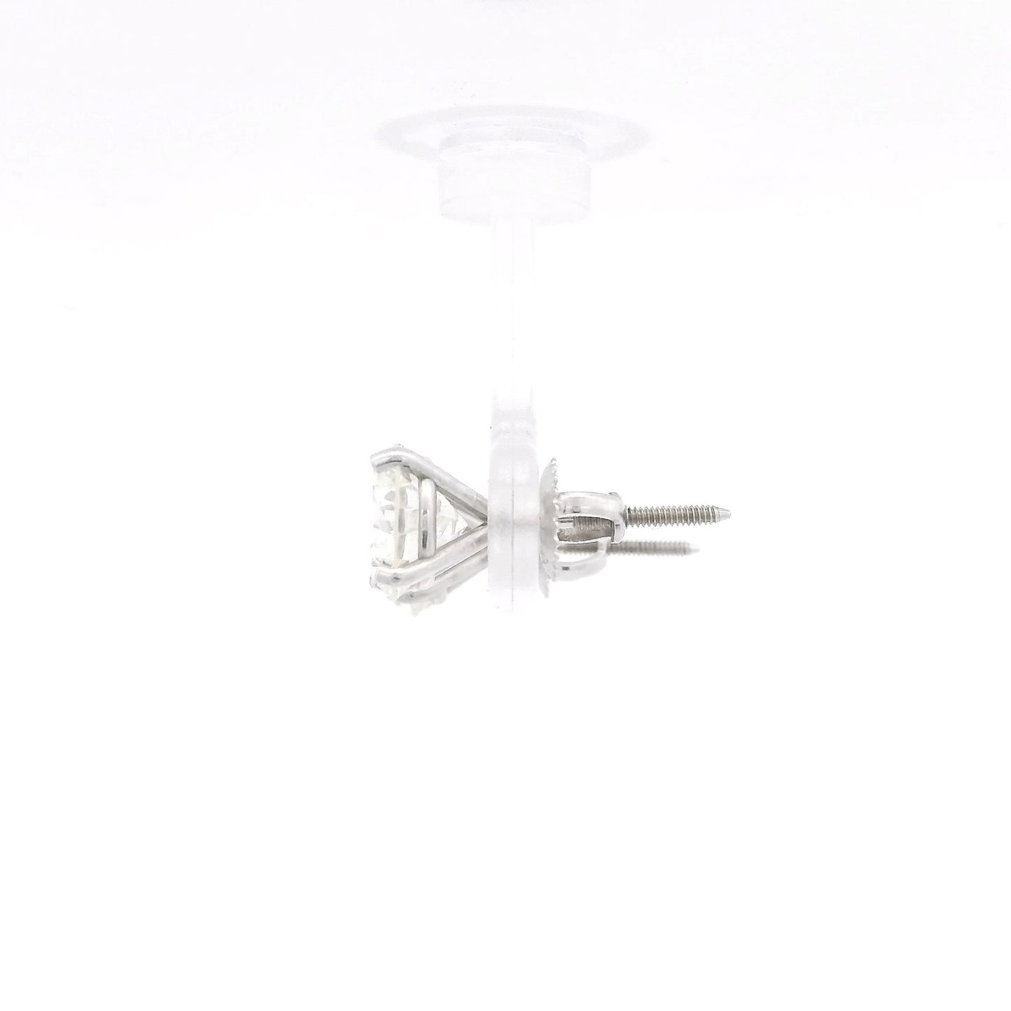 3.48ctw Round Cut DIamond 4 Prong Studs - Forever Rox Fine Jewelry