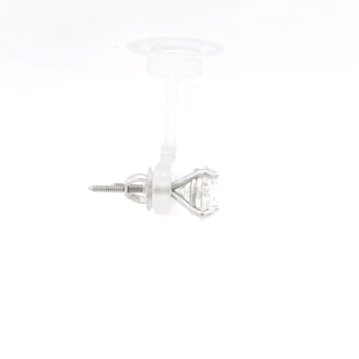 3.48ctw Round Cut DIamond 4 Prong Studs - Forever Rox Fine Jewelry