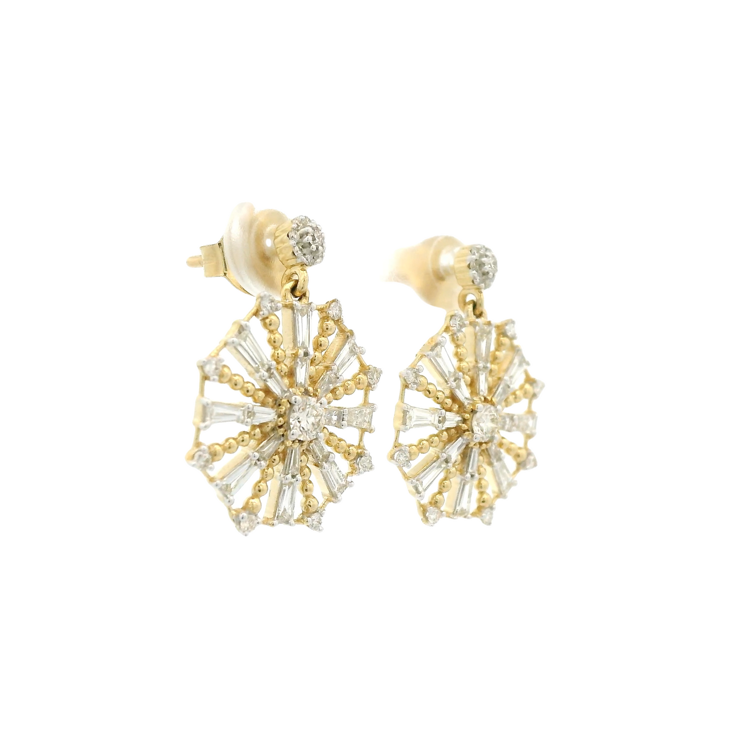 Starburst Style Diamond Dangles