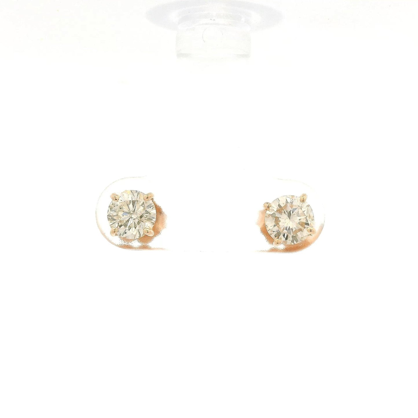 4 Prong 1.10ctw I1 Diamond Studs - Forever Rox Fine Jewelry