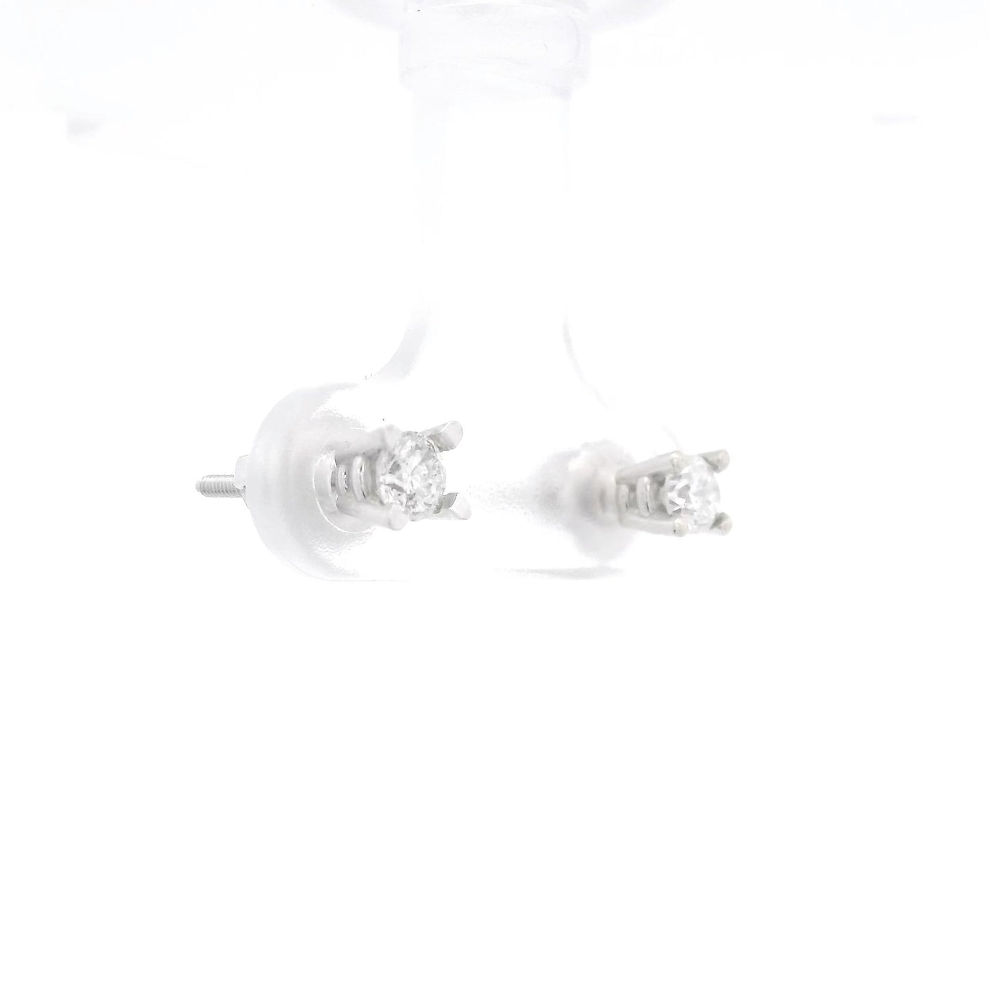 4 Prong .30ctw Diamond Studs - Forever Rox