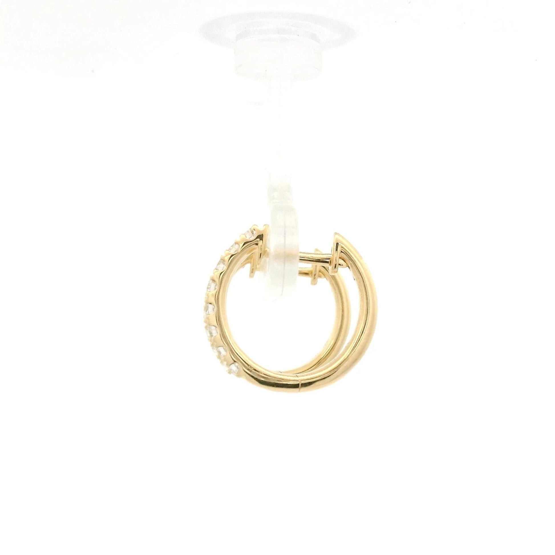 ~.40ctw Diamond Small Hoops - Forever Rox