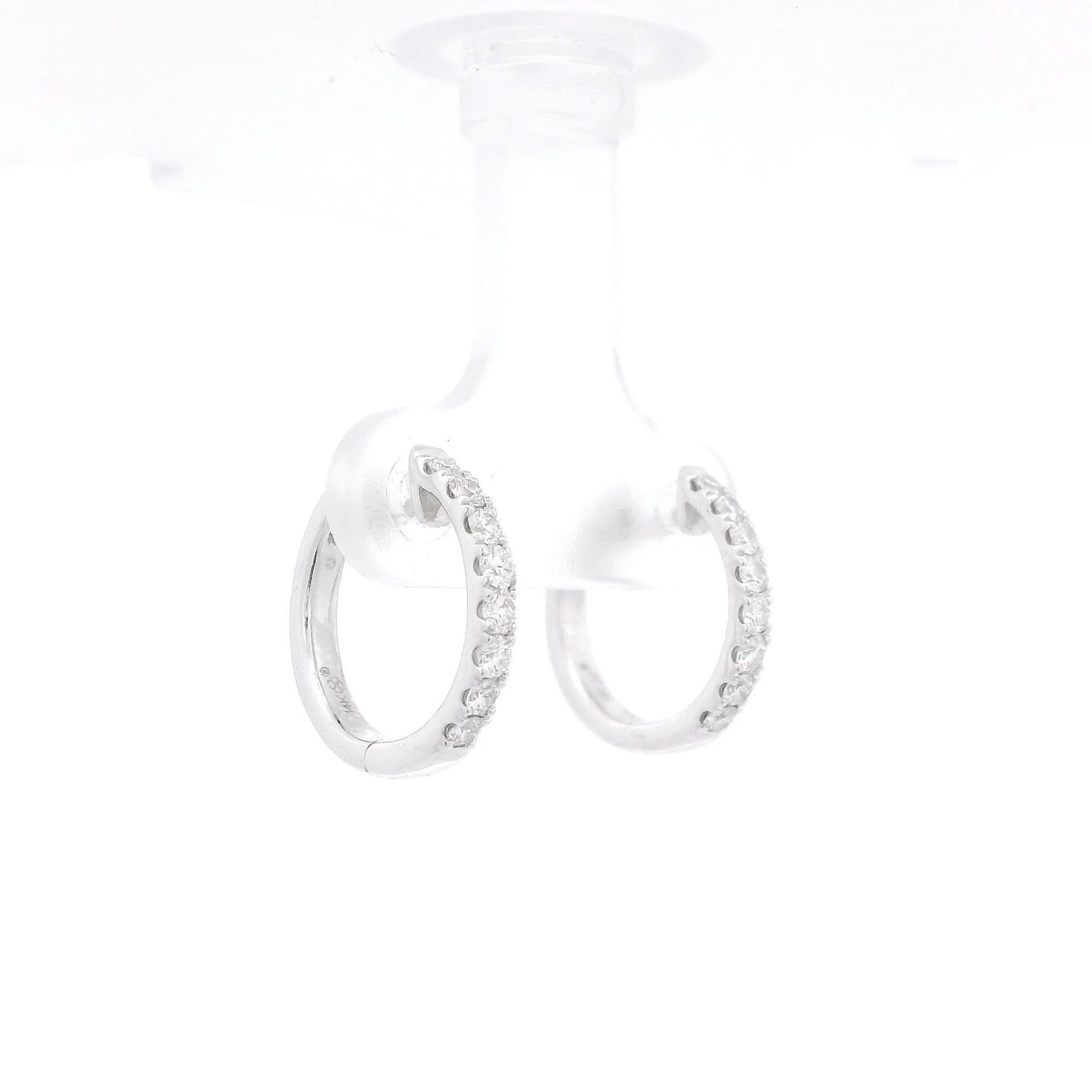 ~.40ctw Diamond Small Hoops - Forever Rox