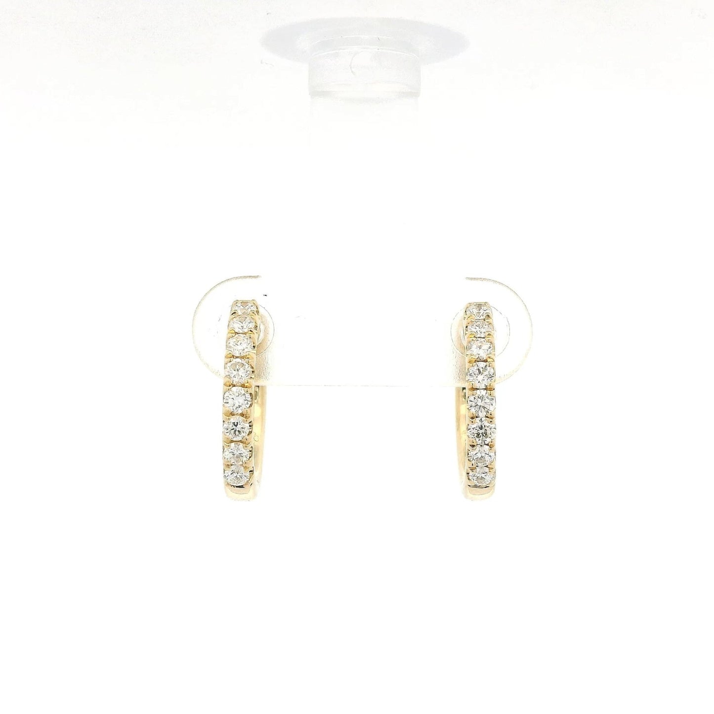 ~.40ctw Diamond Small Hoops - Forever Rox