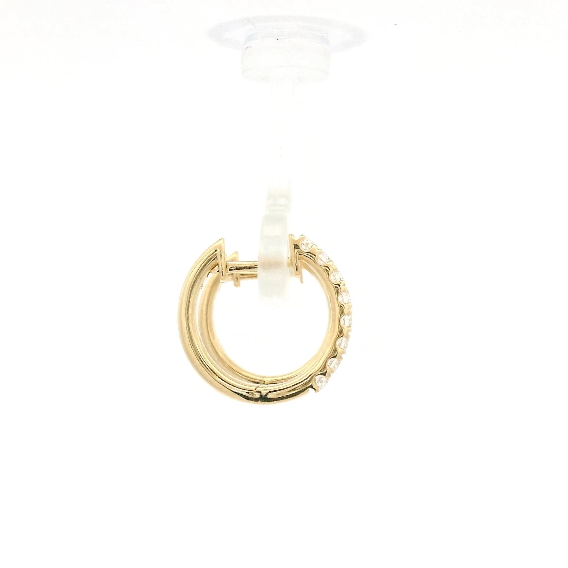 ~.40ctw Diamond Small Hoops - Forever Rox
