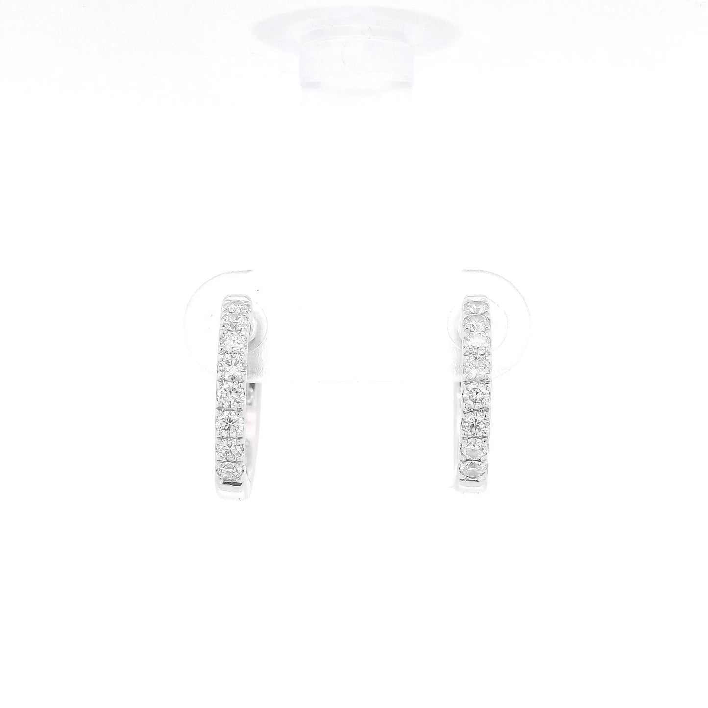 ~.40ctw Diamond Small Hoops - Forever Rox