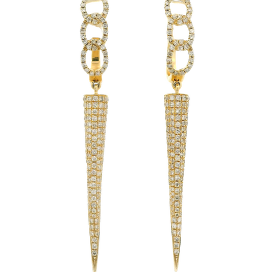 Diamond Spike Dangles