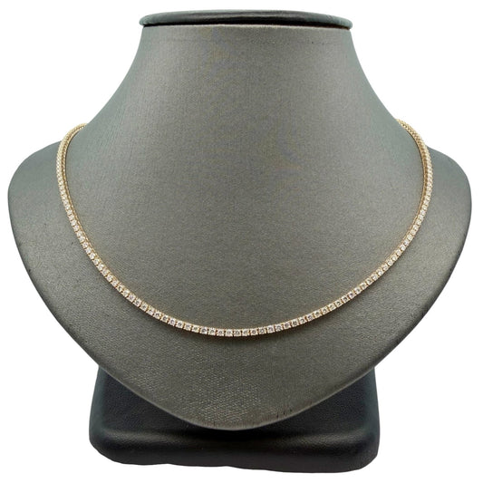 5.02ctw Diamond Tennis Necklace - Forever Rox Fine Jewelry