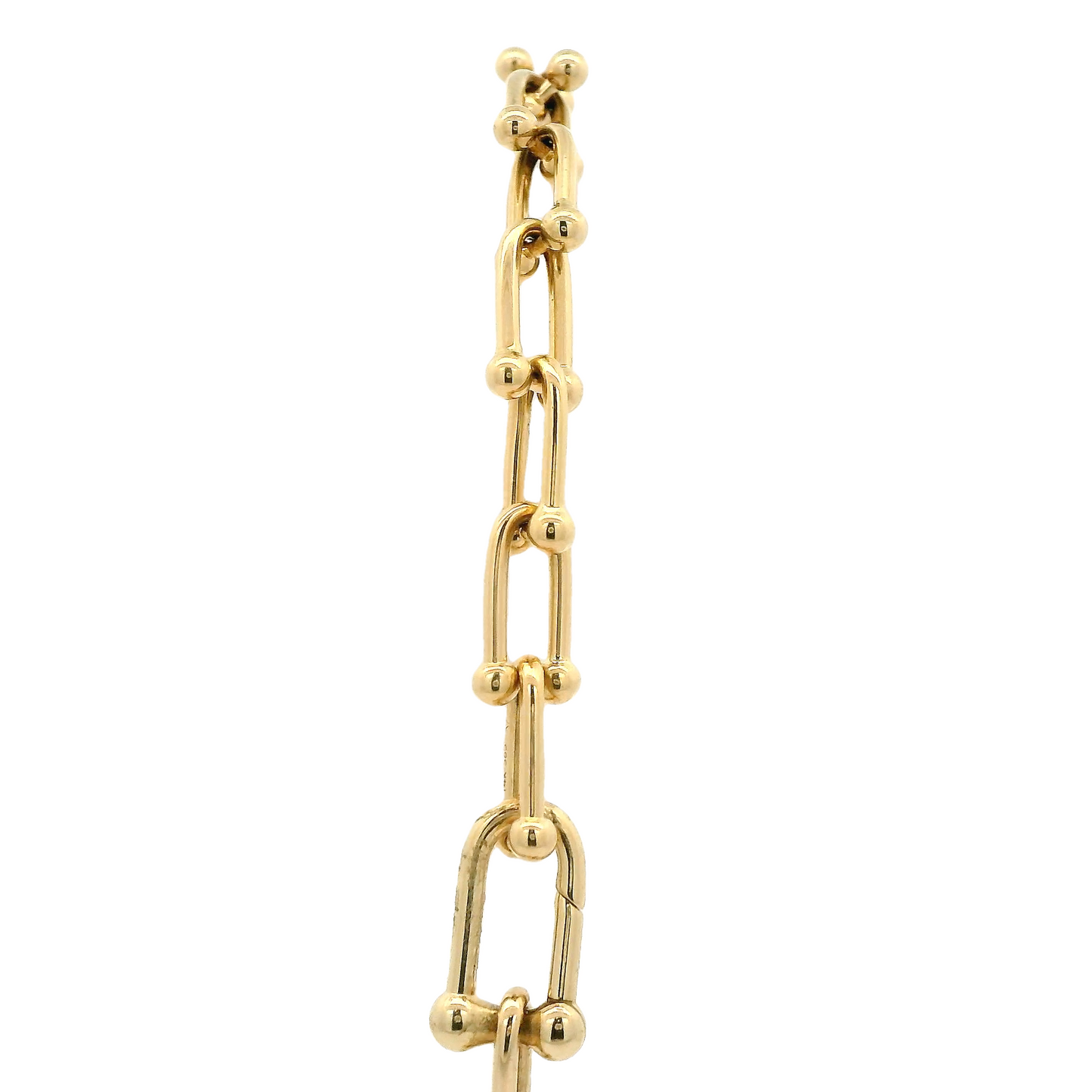 Diamond & Gold Hardwear Link Bracelet