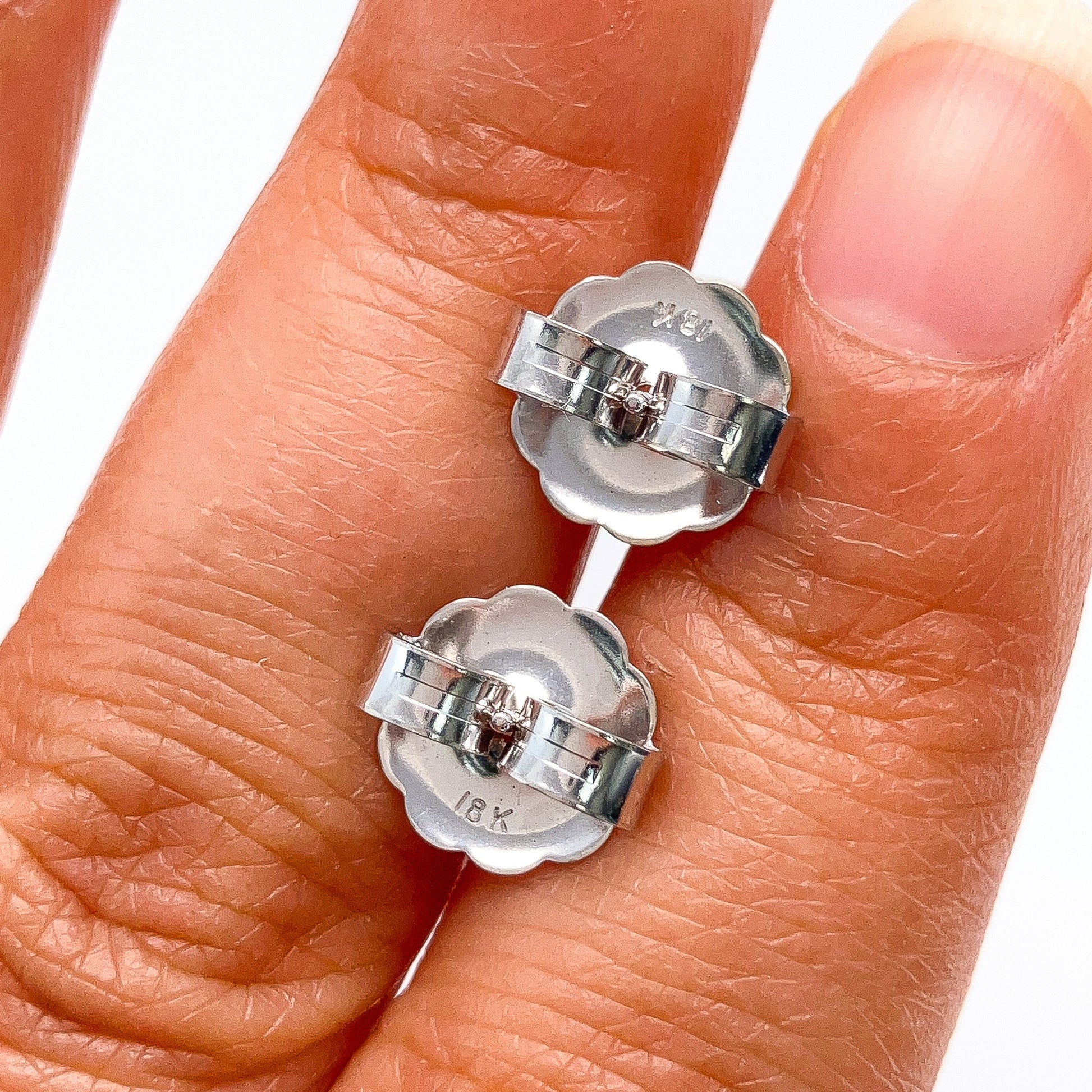 6.02ctw GIA Certified KSI2 Round Brilliant Diamond Studs, 18k - Forever Rox