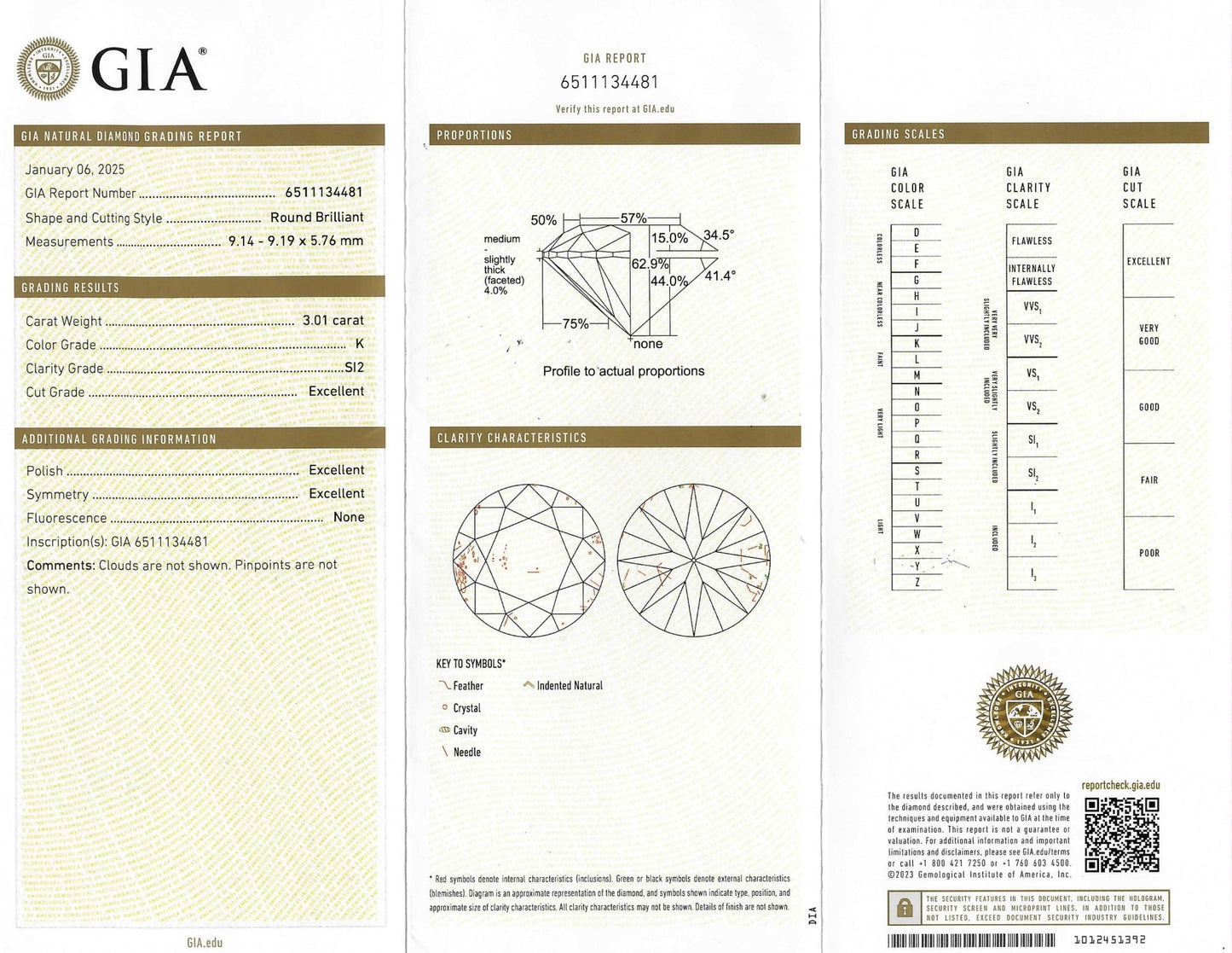 6.02ctw GIA Certified KSI2 Round Brilliant Diamond Studs, 18k - Forever Rox
