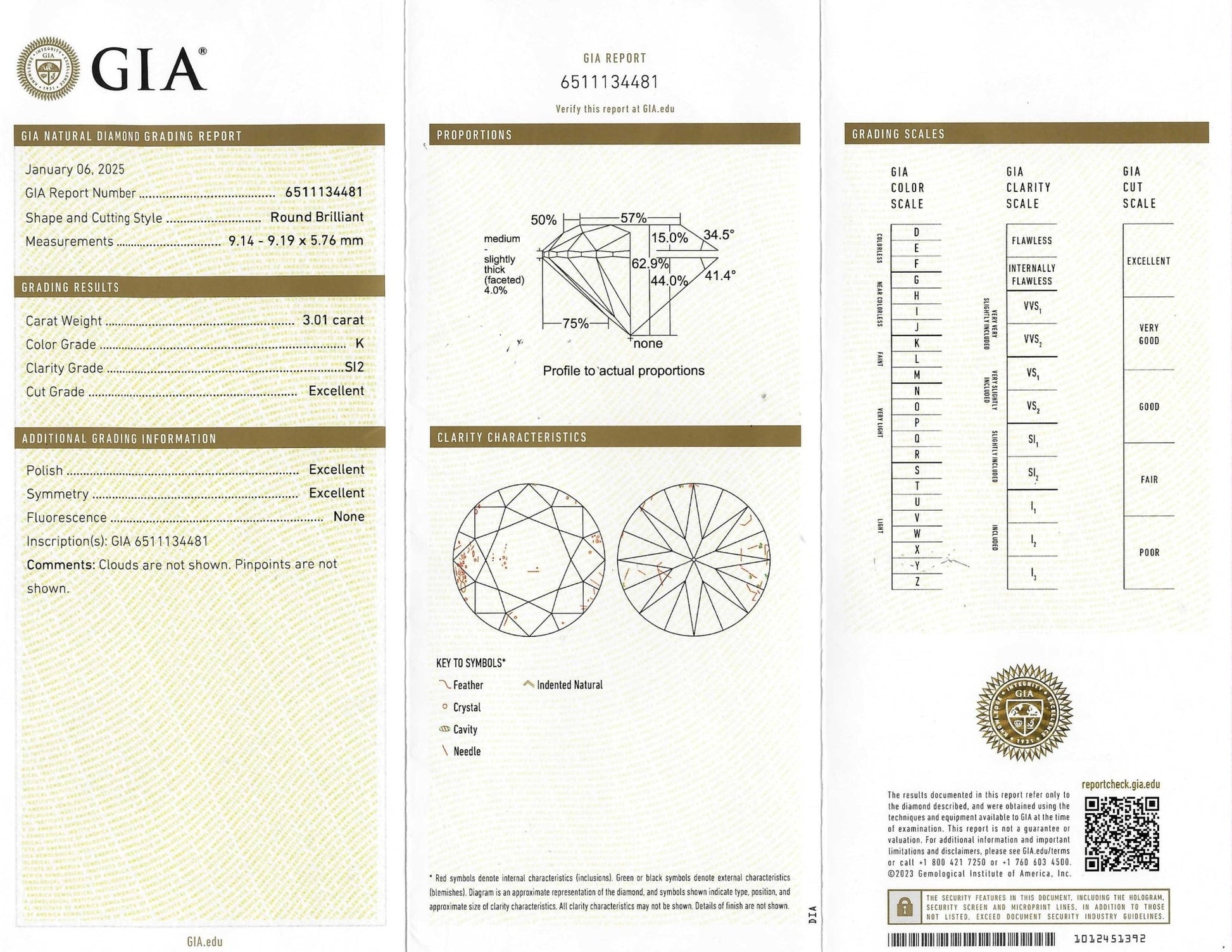 6.02ctw GIA Certified KSI2 Round Brilliant Diamond Studs, 18k - Forever Rox
