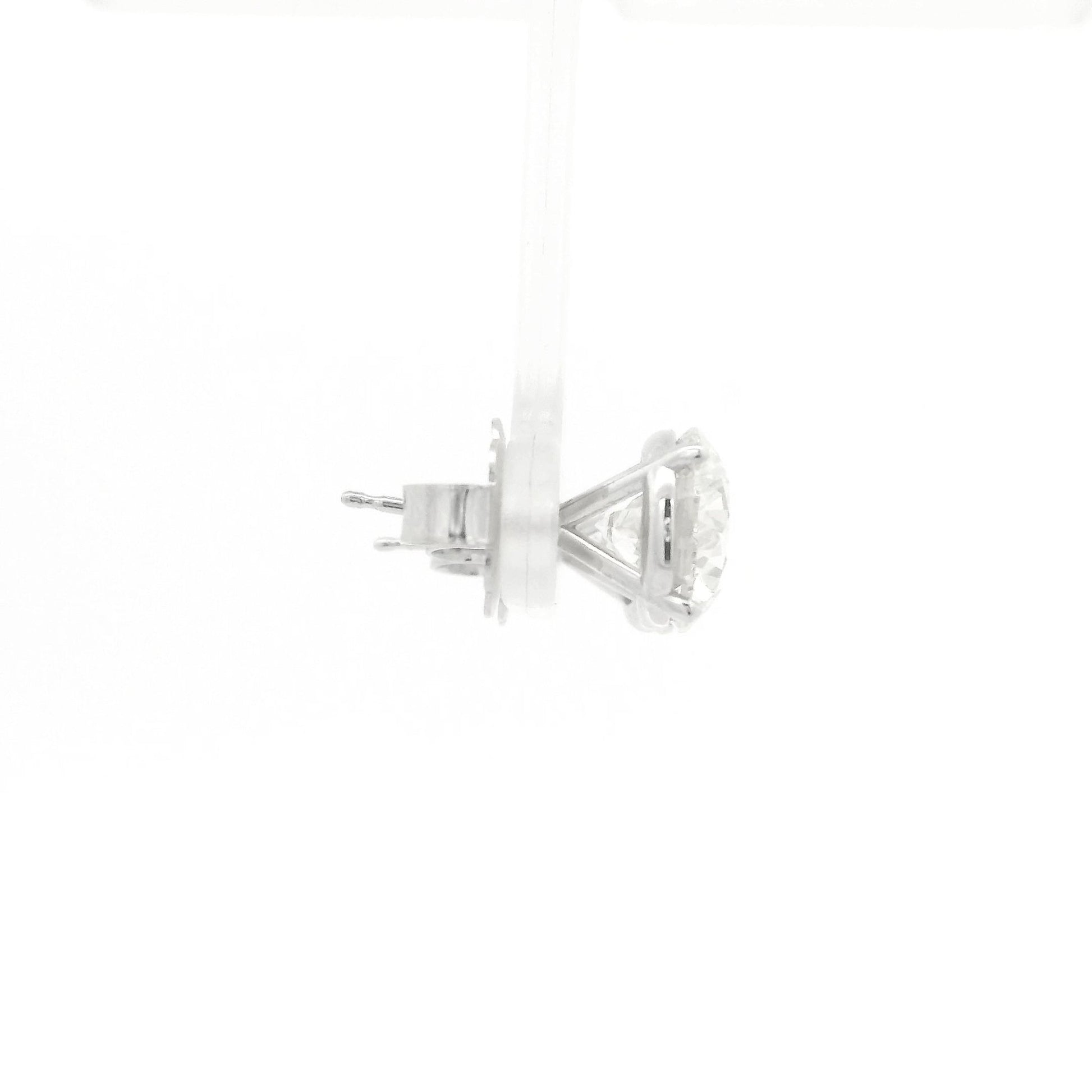 6.02ctw Round Cut GIA Certified K-SI2 Diamond Studs - Forever Rox Fine Jewelry