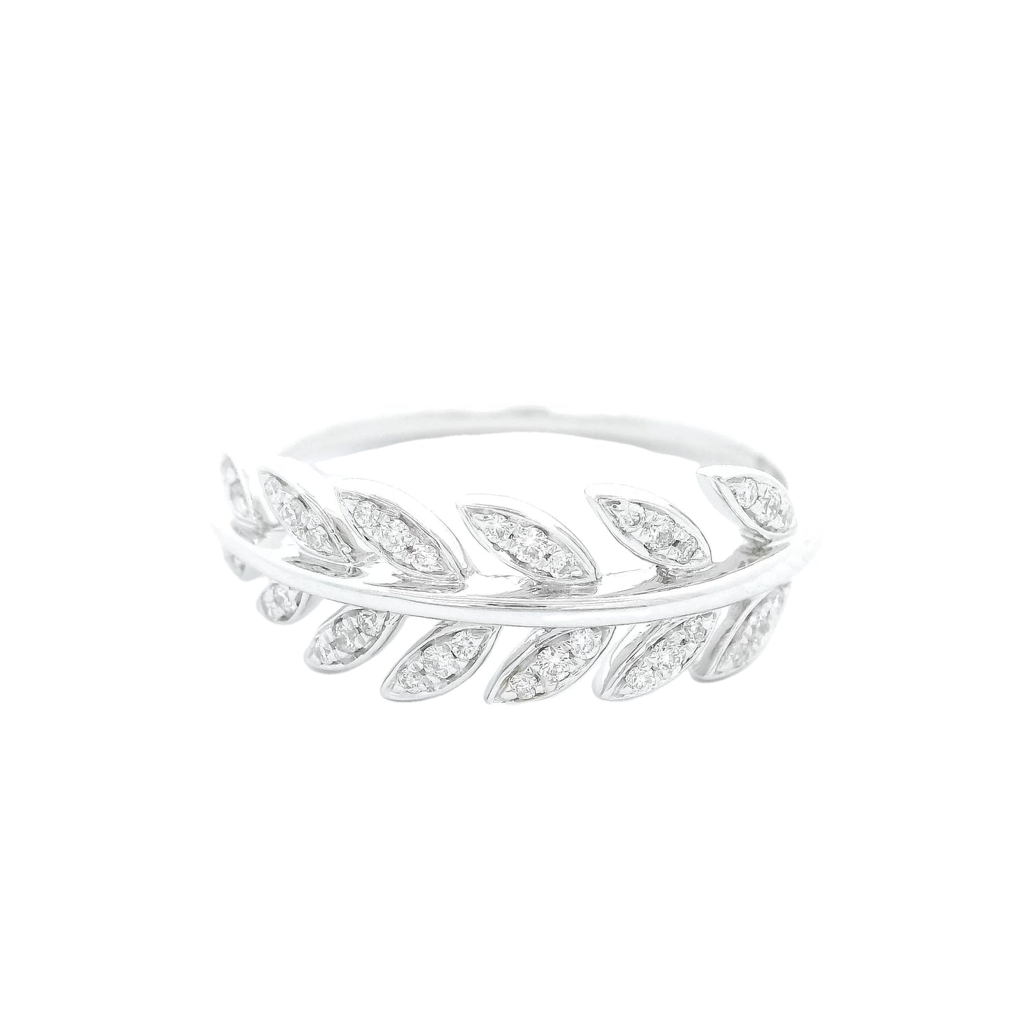 Leaf Diamond Band