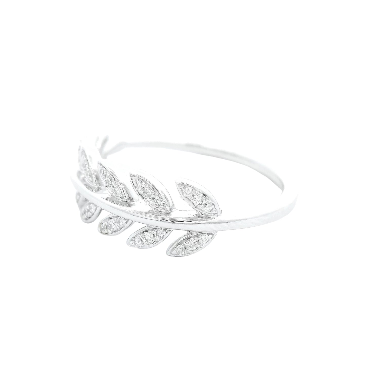 Leaf Diamond Band