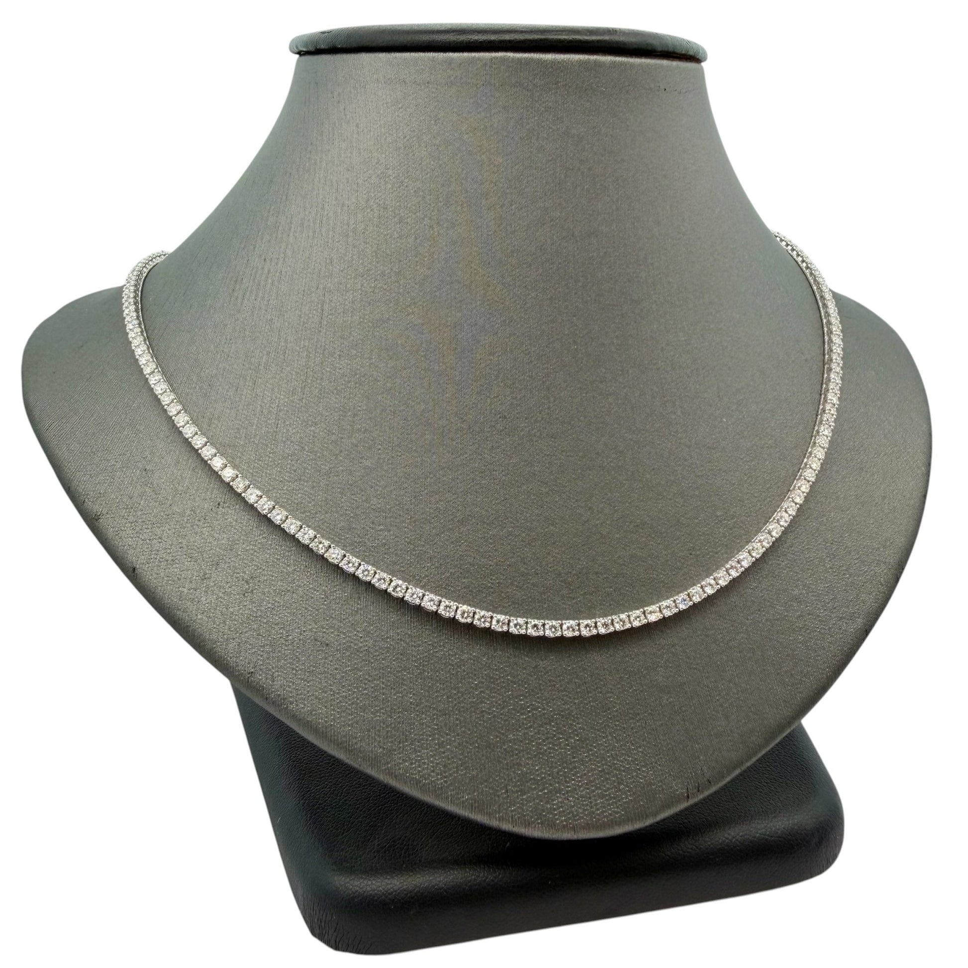 6.56ctw Diamond Tennis Necklace - Forever Rox Fine Jewelry