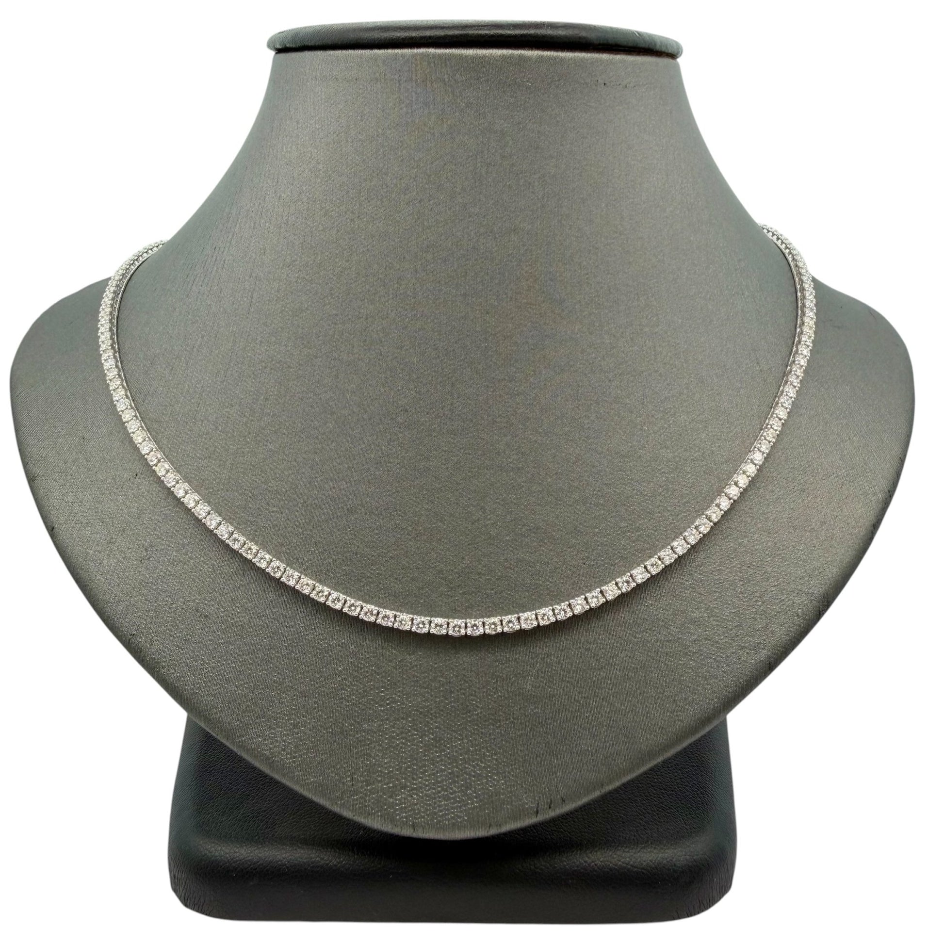 6.56ctw Diamond Tennis Necklace - Forever Rox Fine Jewelry