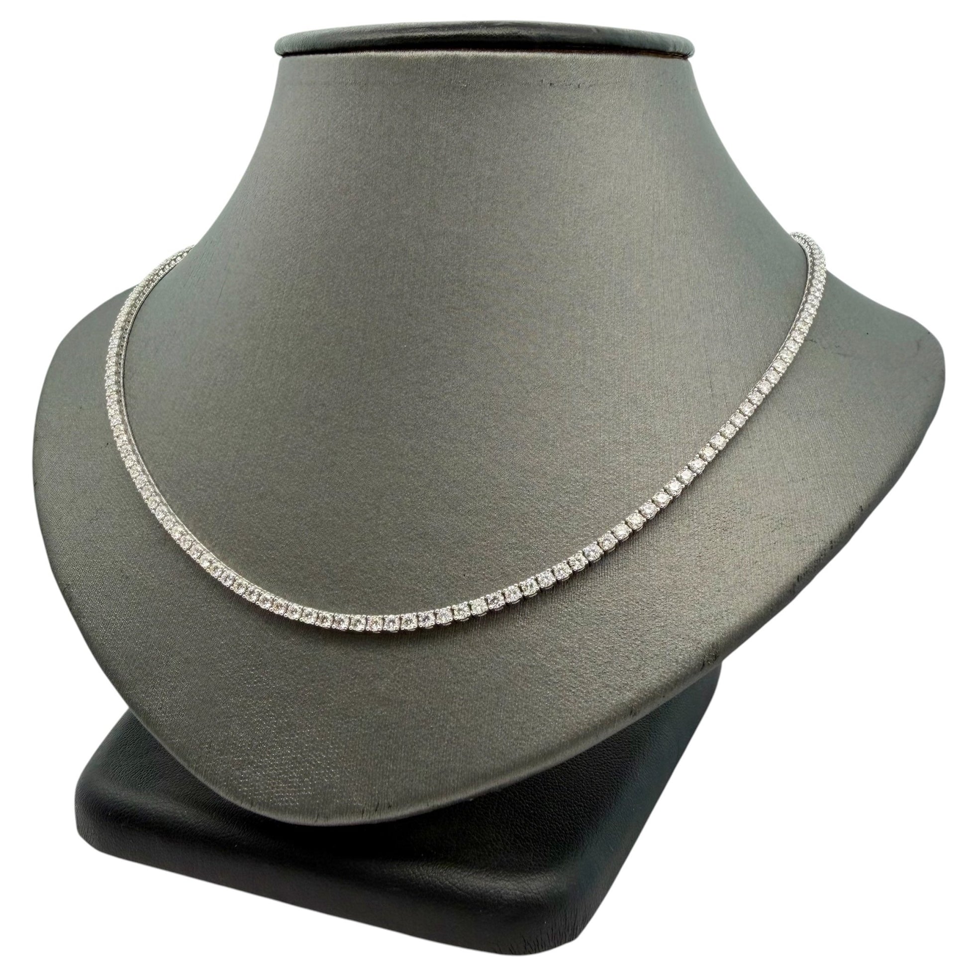 6.56ctw Diamond Tennis Necklace - Forever Rox Fine Jewelry