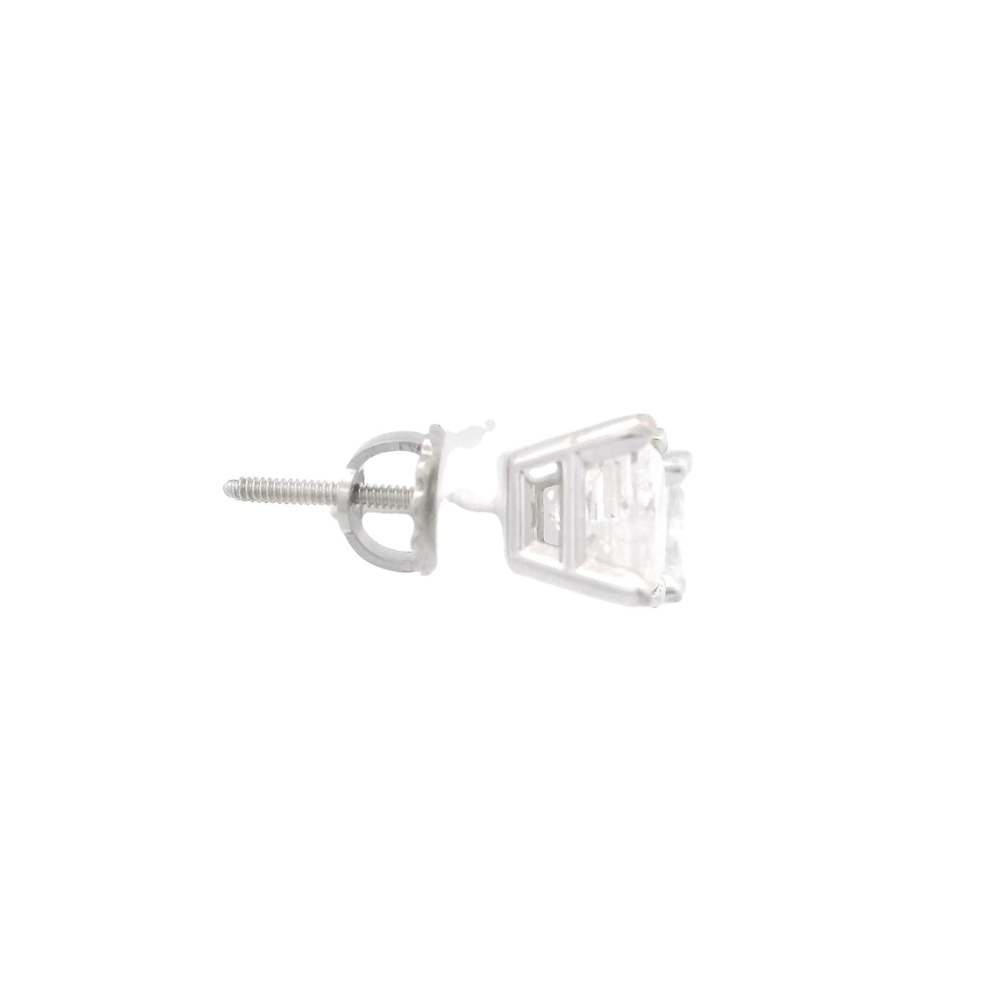 Princess Cut Diamond Studs