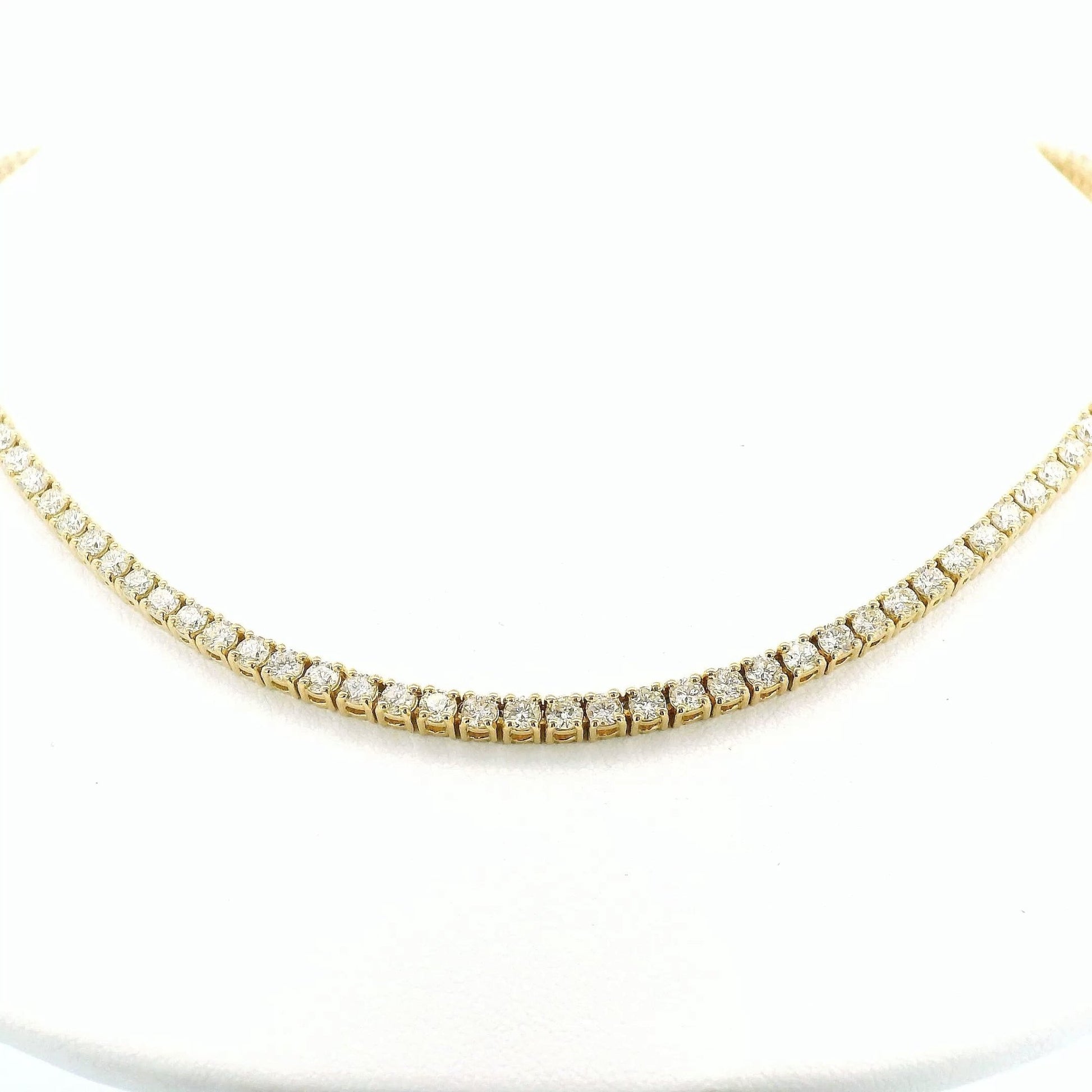 7.43ct Diamond Tennis Necklace - Forever Rox