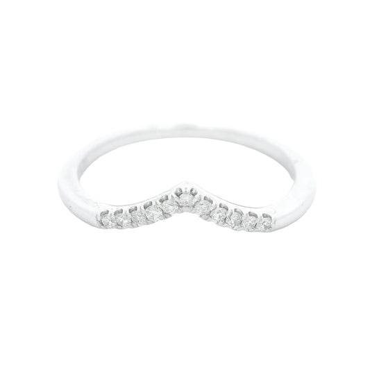 V Shape Diamond Band