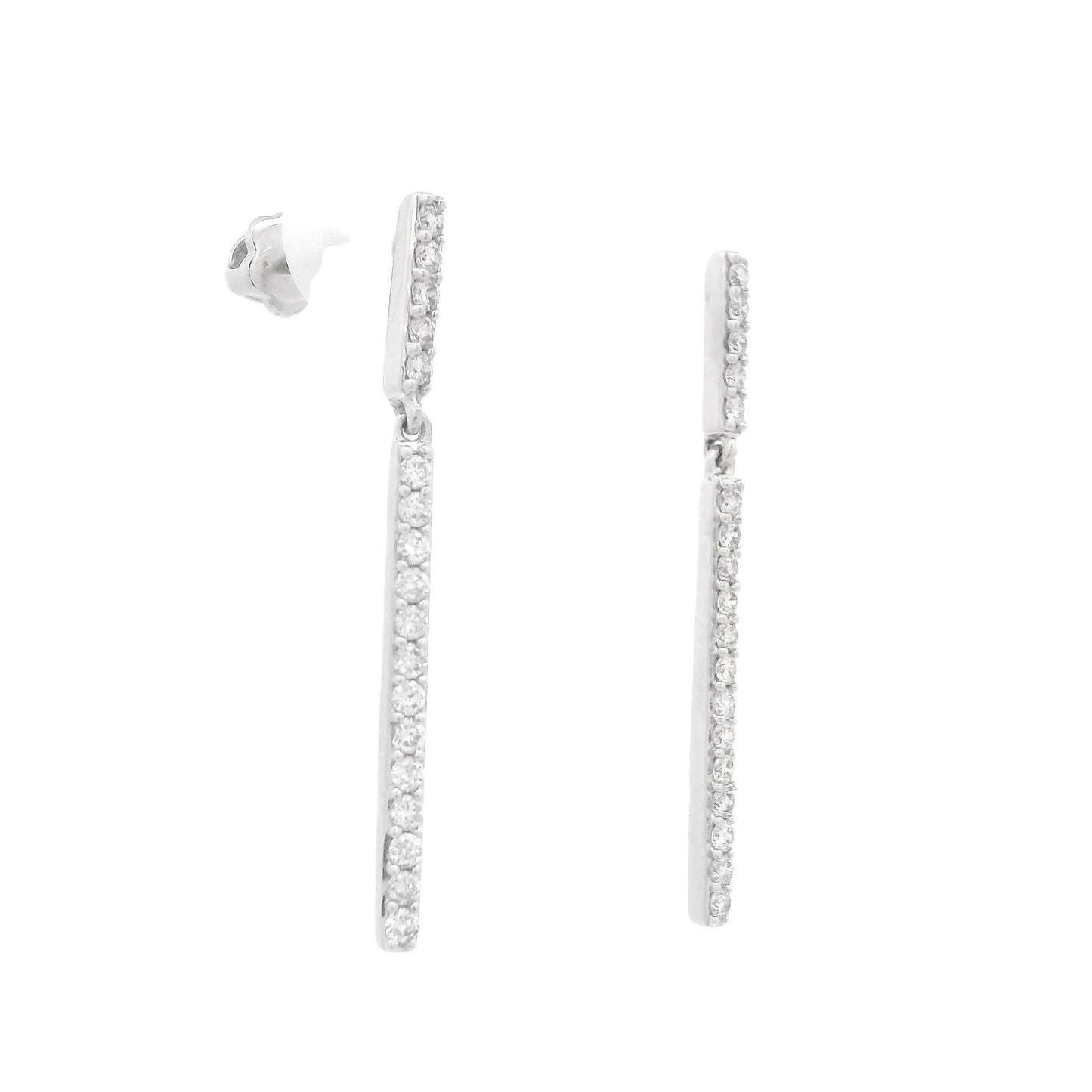 Diamond Bar Dangles