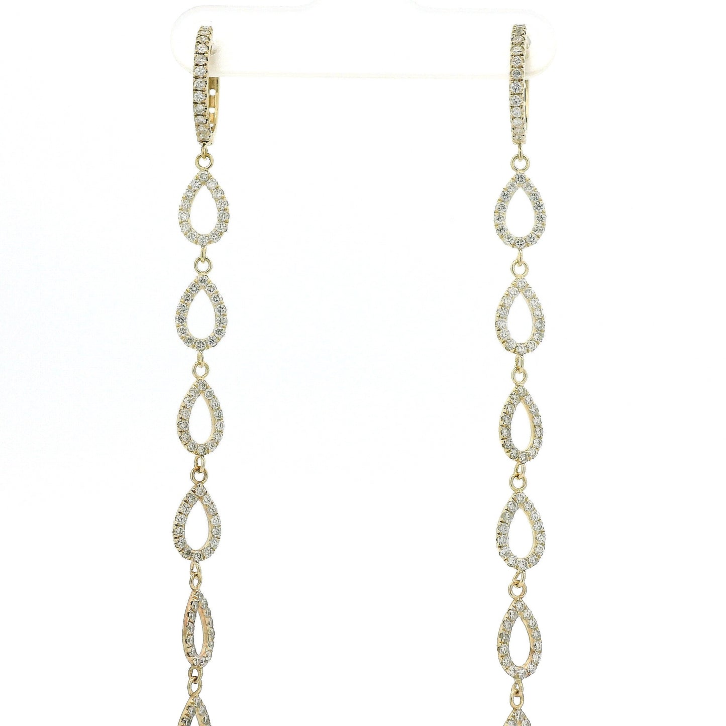 Custom 10 Teardrop Diamond Dangles