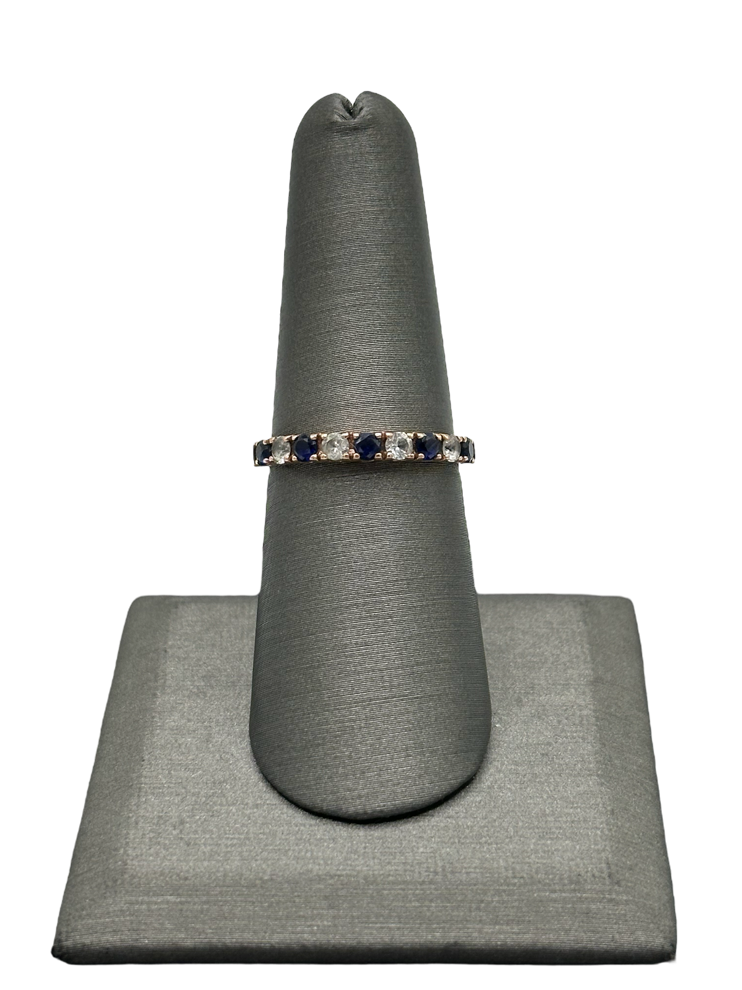 Light & Dark Blue Sapphire Band