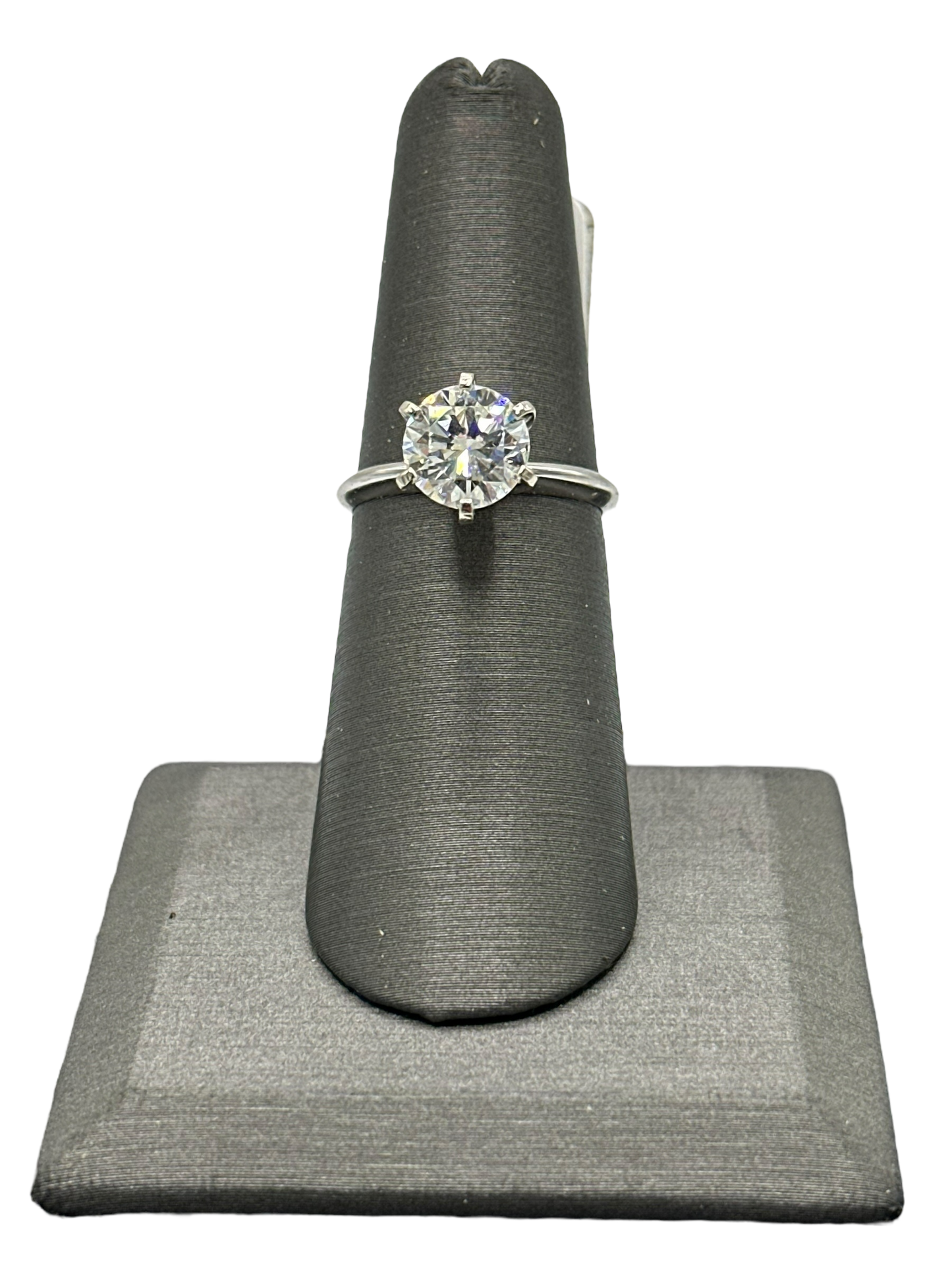 Round Cut Bridal Ring