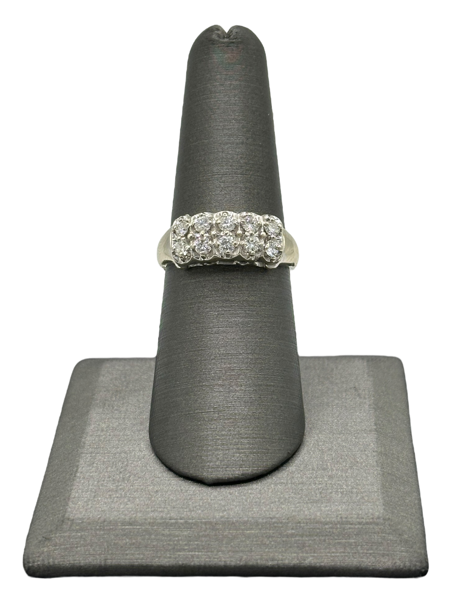 Double Row Diamond Ring