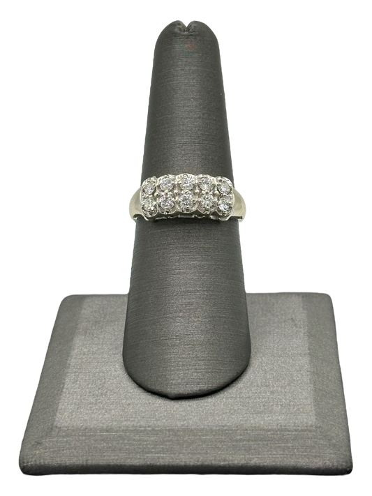 Double Row Diamond Ring