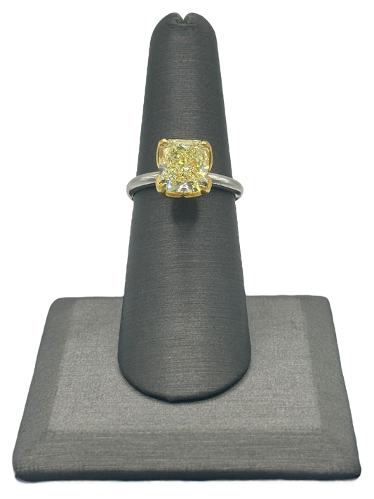 Fancy Yellow Diamond Ring