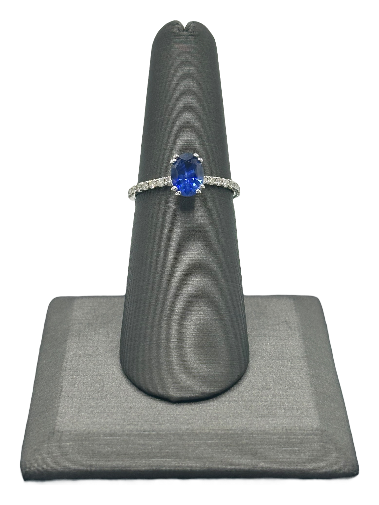 Oval Sapphire & Diamond Ring