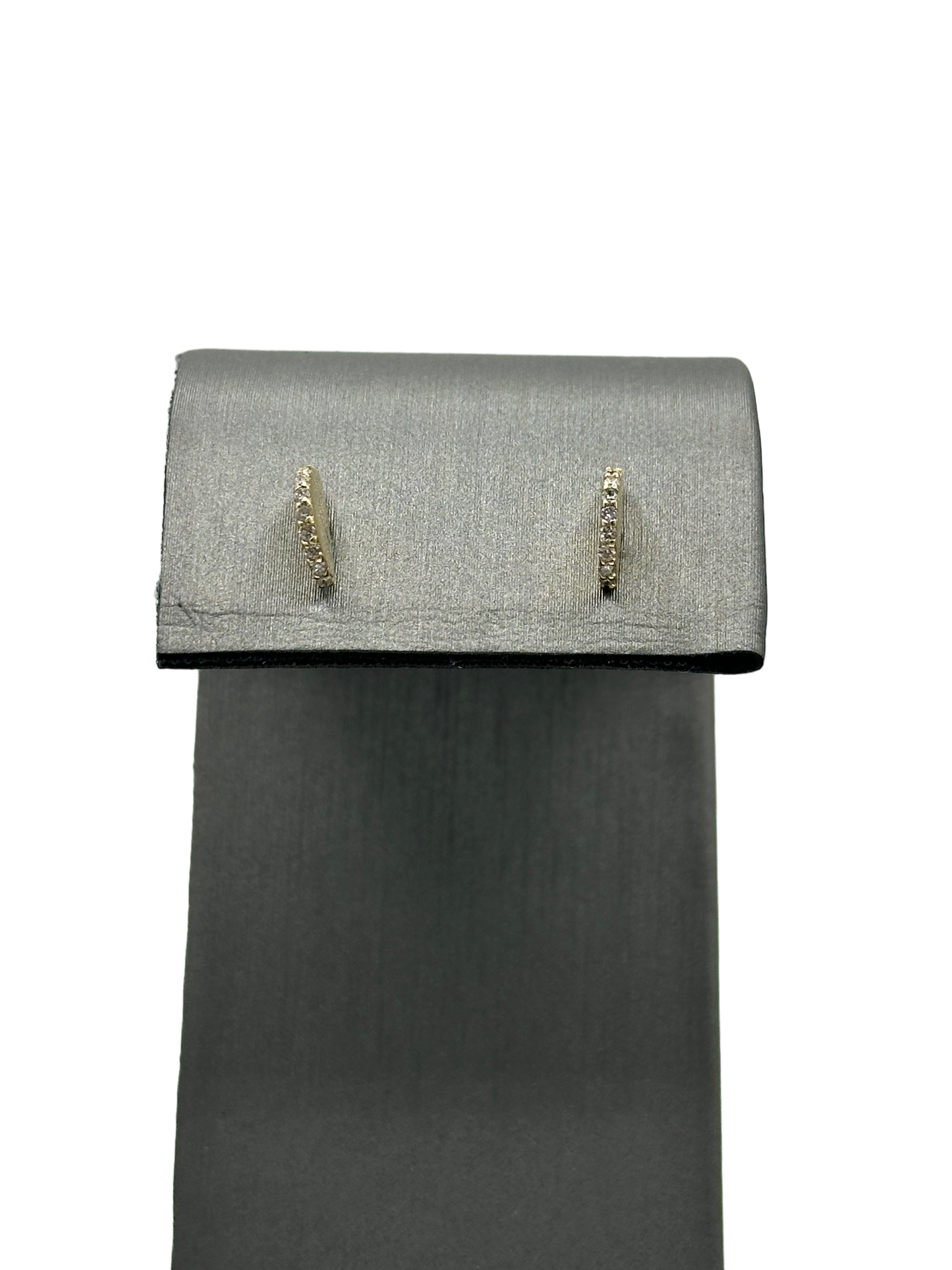 Half Moon Diamond Studs