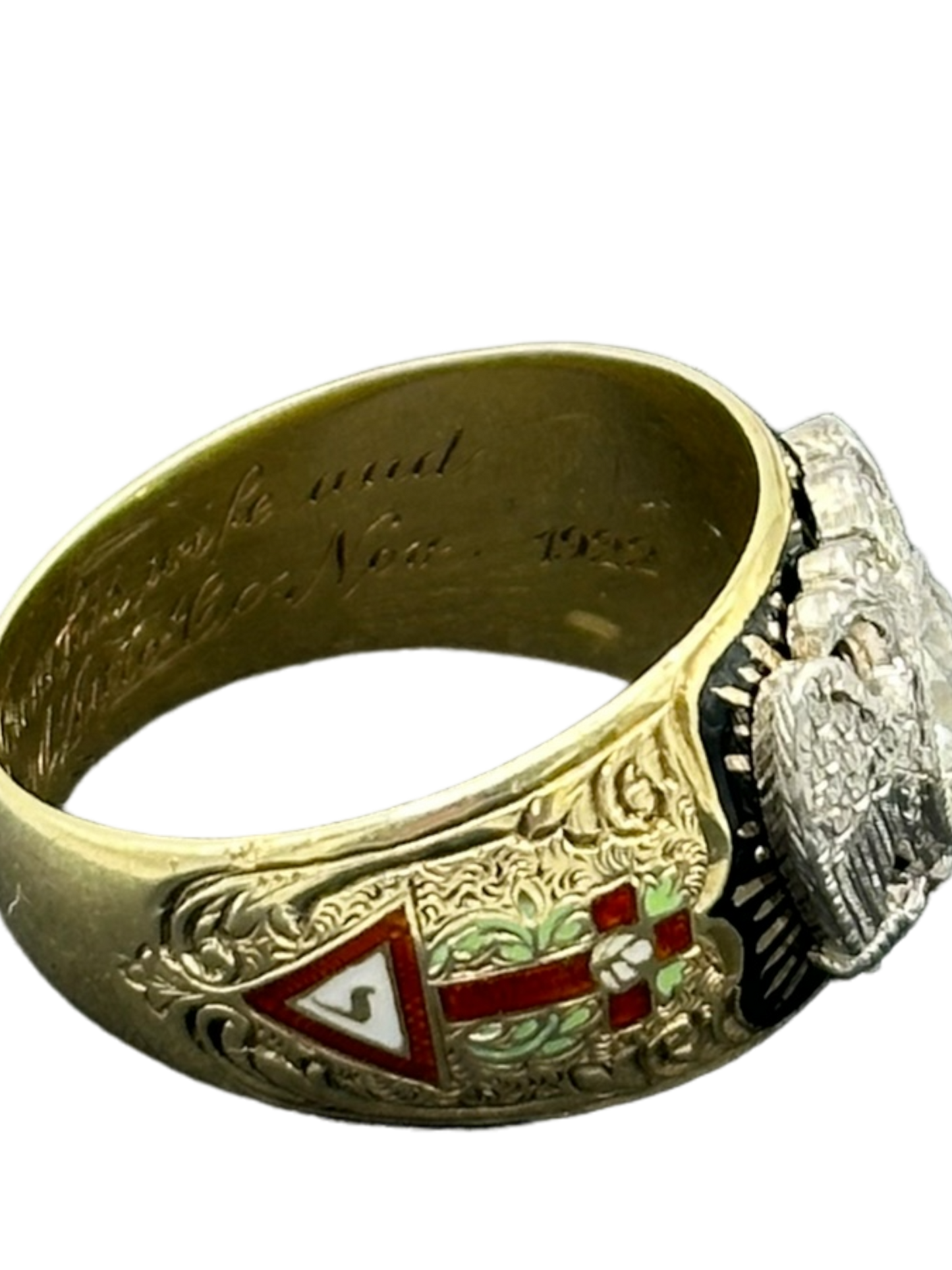 Mens 32nd Degree Masonic Ring